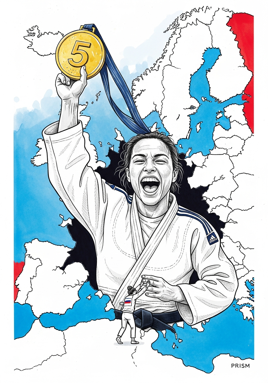 Shirine Boukli conquiert un cinquième titre européen historique à Tbilissi, confirmant sa domination mondiale du judo