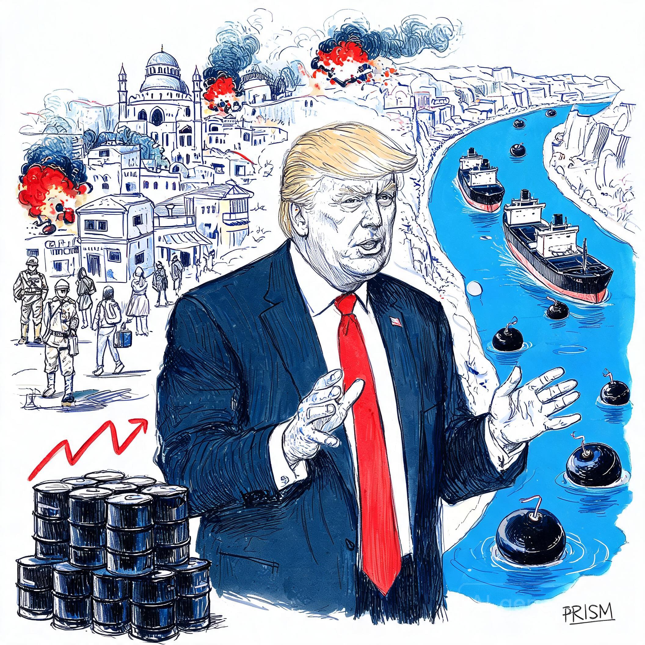 Trump promet une décision finale sur l'Iran alors que le détroit d'Ormuz est miné et que le Hezbollah attaque Israël