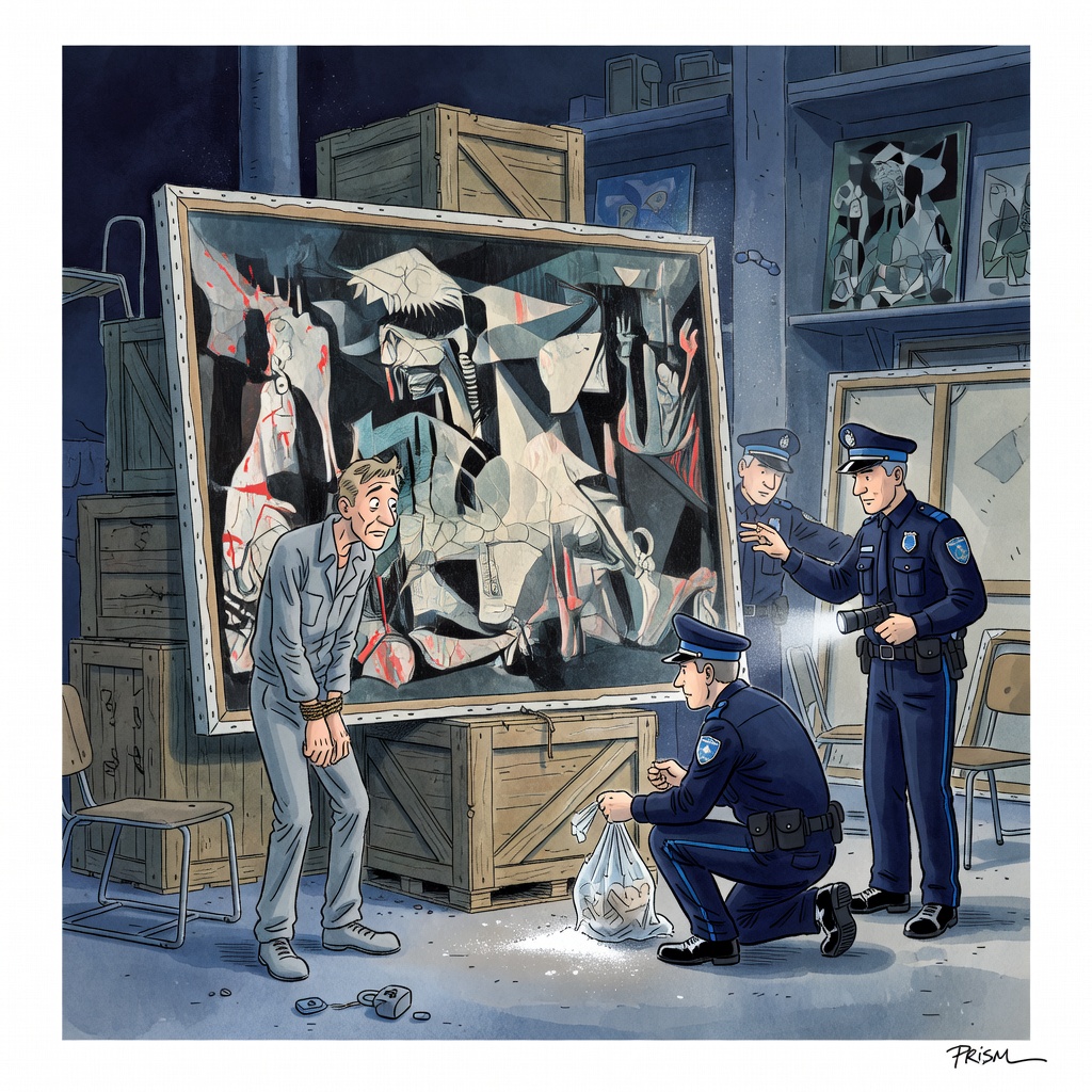Un tableau volé de Picasso découvert lors d'une enquête pour trafic de drogue, près de Paris