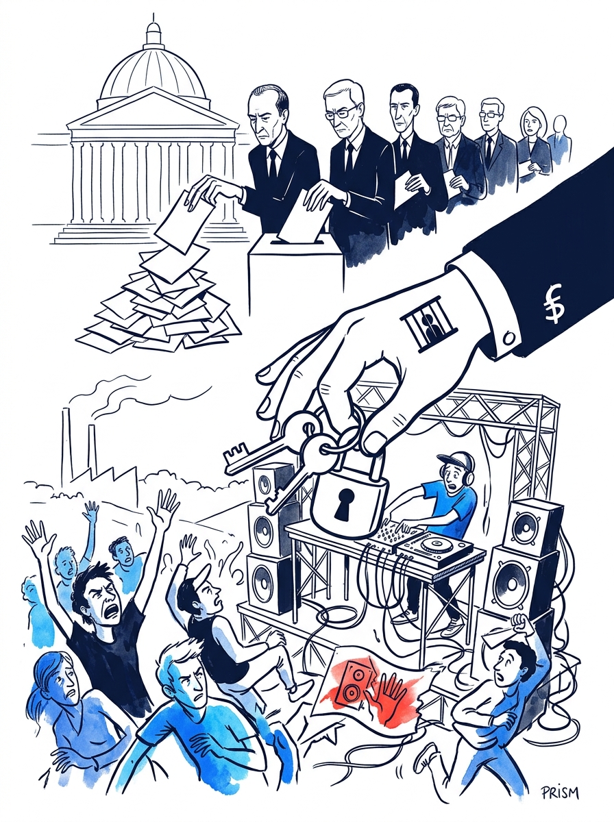 L'Assemblée nationale adopte le durcissement des sanctions contre les free parties, provoquant la colère du milieu techno.