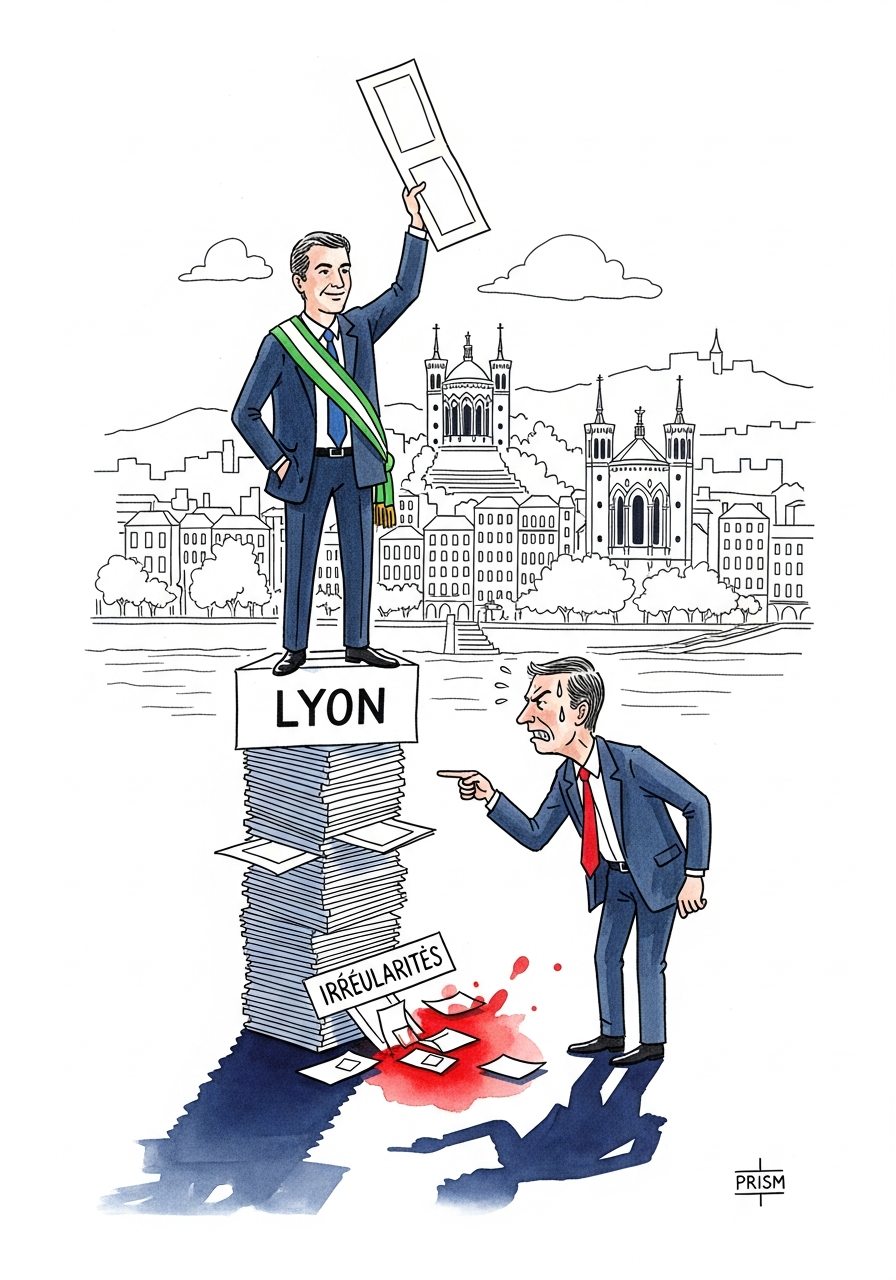 L'écologiste Grégory Doucet conserve la mairie de Lyon face à Jean-Michel Aulas
