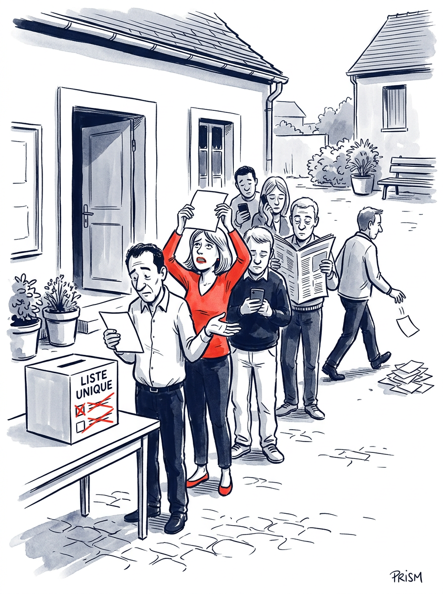 Les électeurs de Quiéry-la-Motte dénoncent la fin du panachage qui alimente l'abstention dans les petites communes.