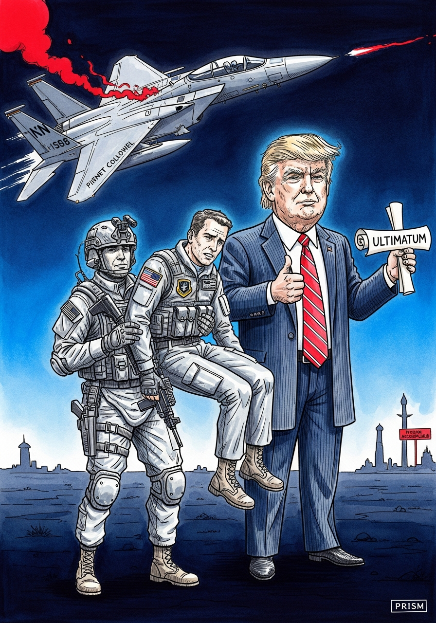 Sauvetage réussi d'un pilote américain en Iran : Donald Trump renforce sa position avant l'expiration de son ultimatum