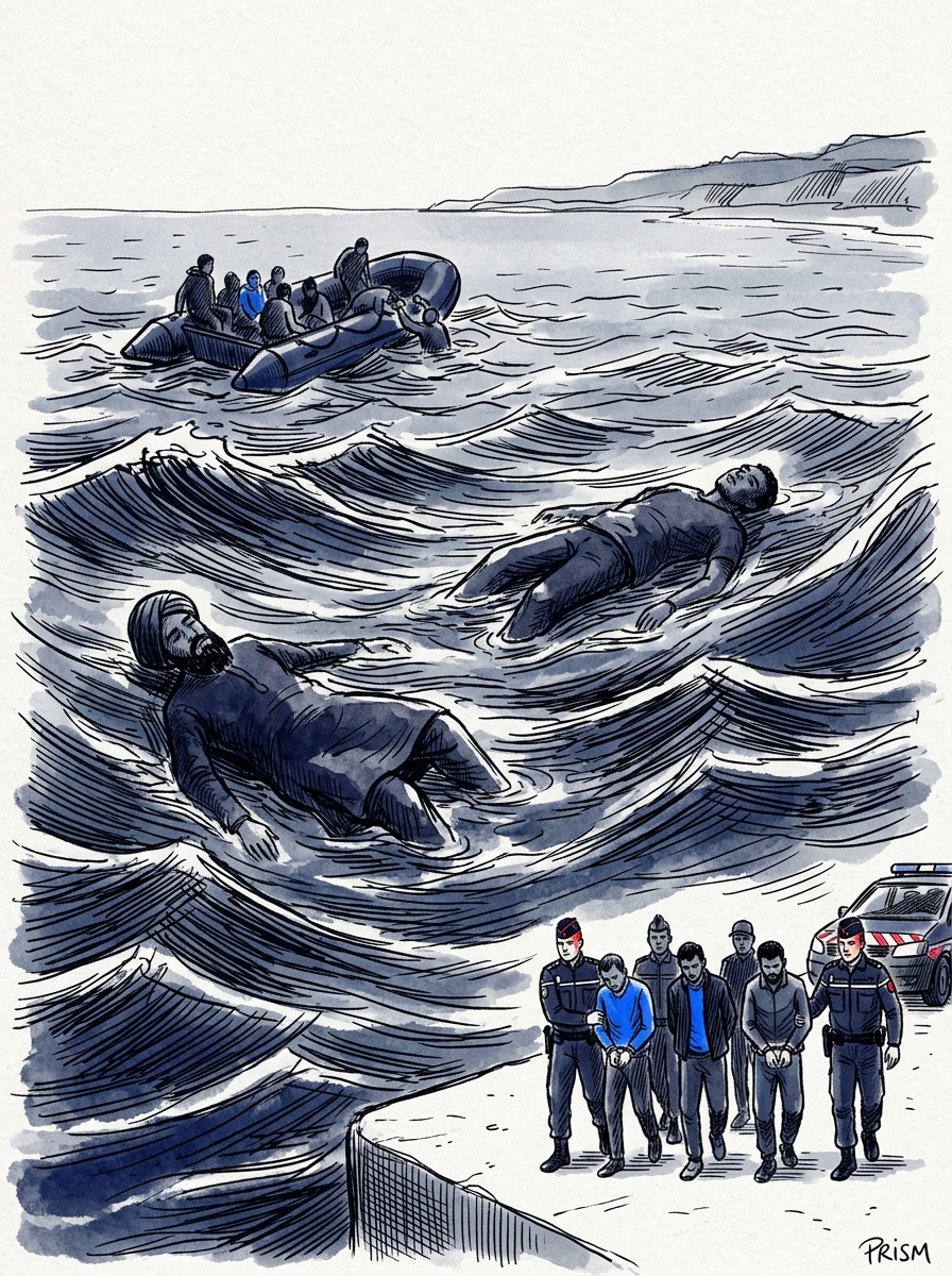 Deux migrants meurent lors d'une tentative de traversée clandestine de la Manche, au large de Gravelines