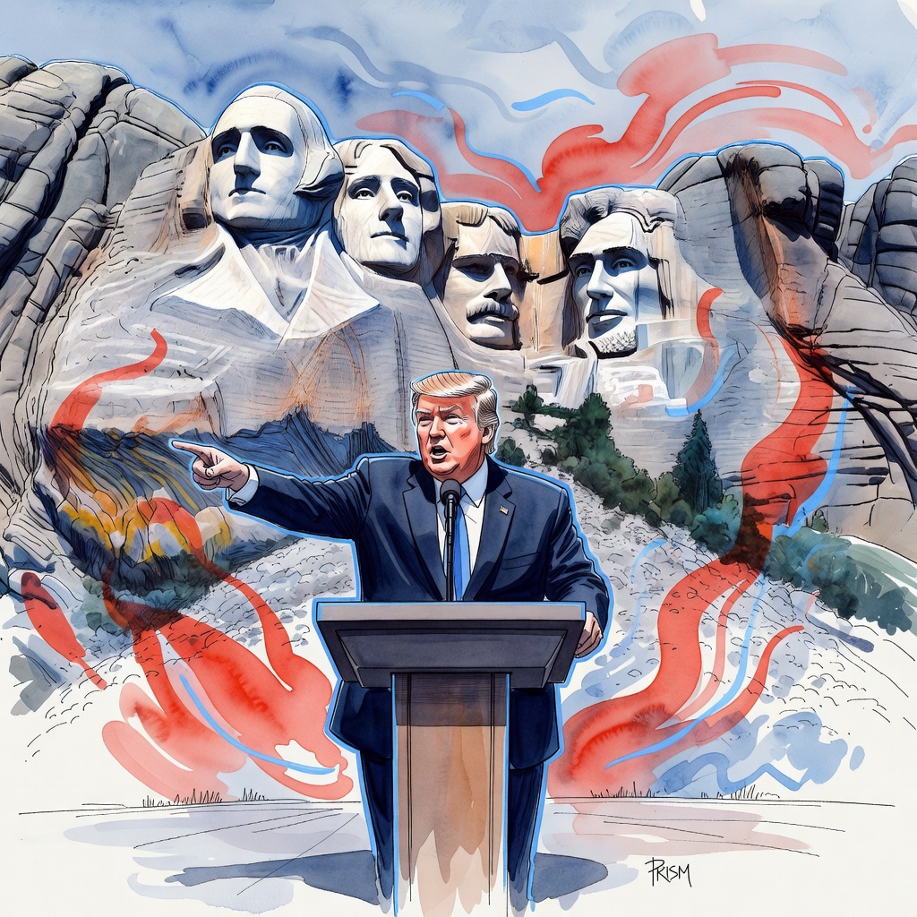 Lors des célébrations des 250 ans des États-Unis, Donald Trump alerte sur une « menace communiste » qu'il juge responsable d'une offensive contre l'identité américaine.