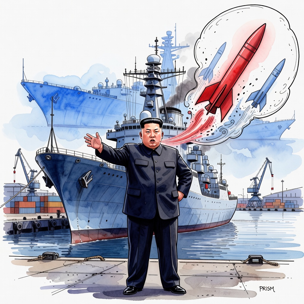 En Corée du Nord, Kim Jong-un annonce équiper la marine d'armes nucléaires