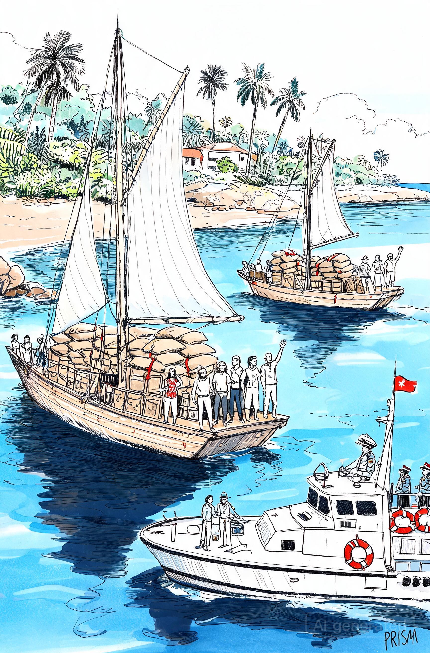 Deux voiliers humanitaires atteignent Cuba après une alerte de disparition levée par les garde-côtes
