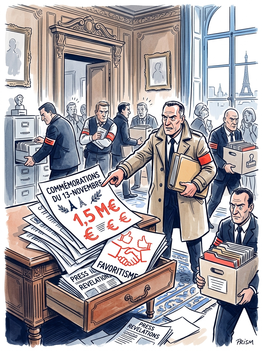 Perquisition à la mairie de Paris pour favoritisme présumé sur le contrat des commémorations du 13-Novembre