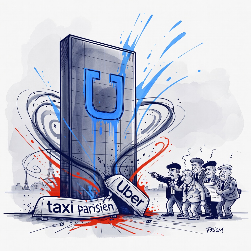 La plateforme Uber condamnée pour concurrence déloyale après avoir détourné les lumineux des taxis parisiens