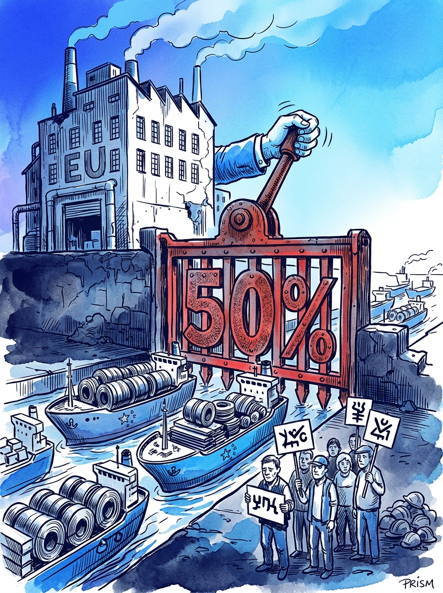 L’Union européenne veut doubler les droits de douane sur l’acier importé pour contrer la concurrence chinoise