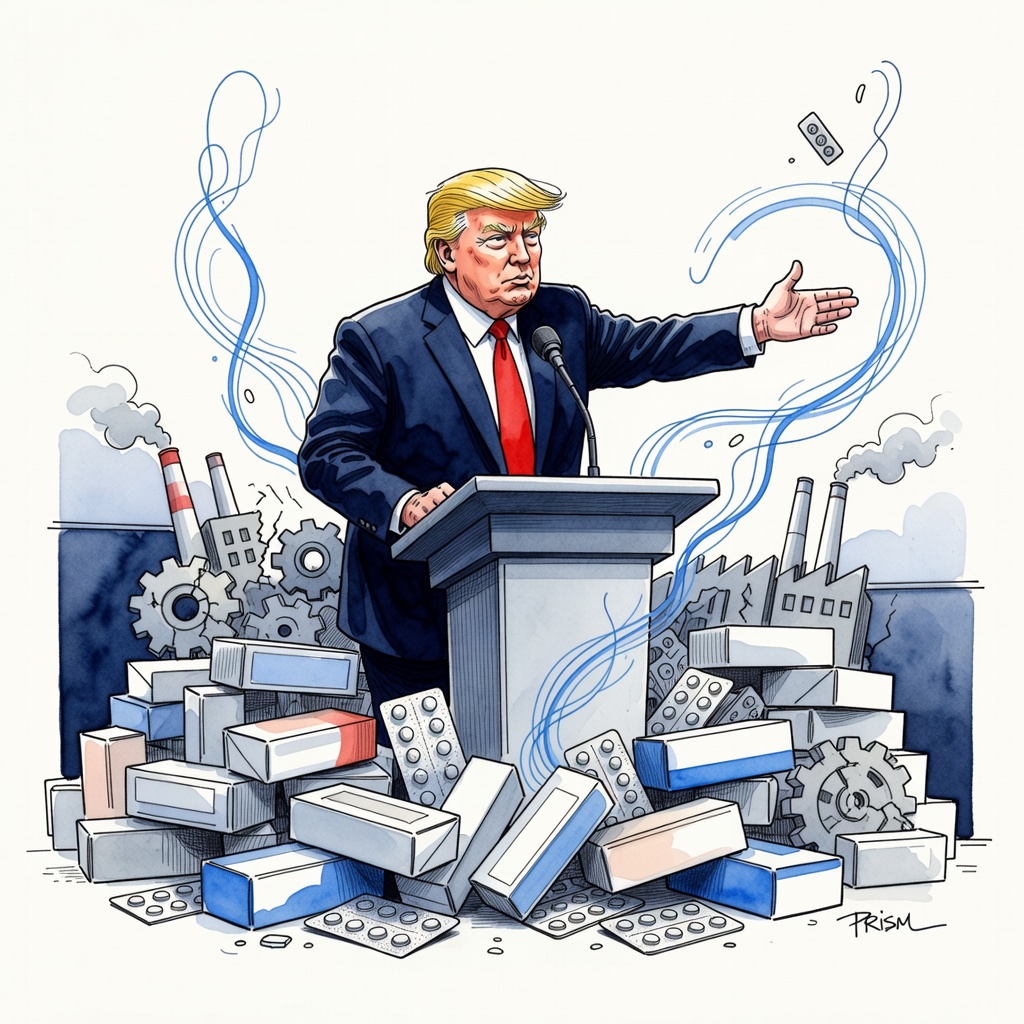 Médicaments génériques : Trump annonce des droits de douane de 100% à partir d’août 2028