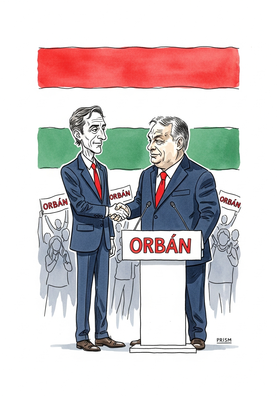 Le vice-président américain J.D. Vance visite la Hongrie pour soutenir Viktor Orbán avant les élections législatives