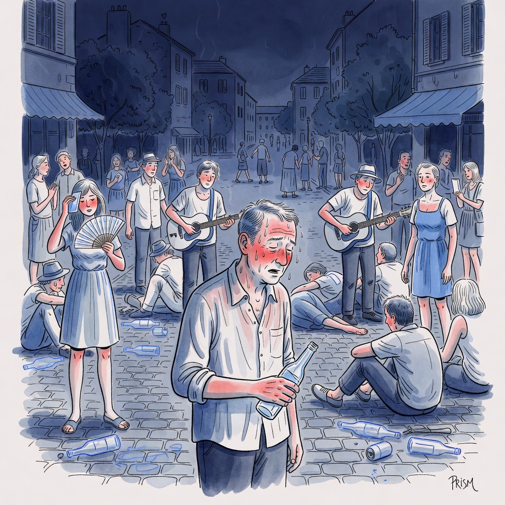 35 départements interdisent l'alcool sur la voie publique pendant la Fête de la Musique en canicule.