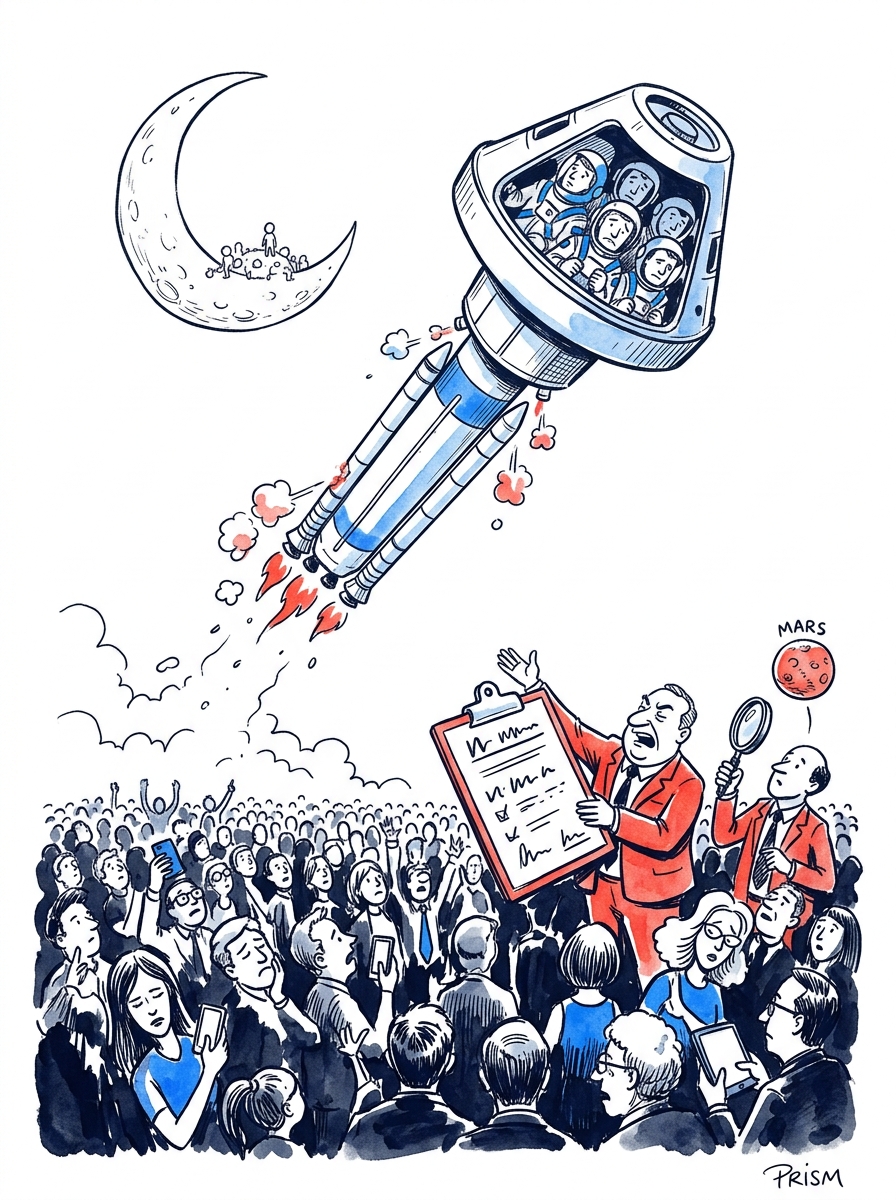 La mission Artemis II lance quatre astronautes vers la Lune pour préparer une présence humaine durable