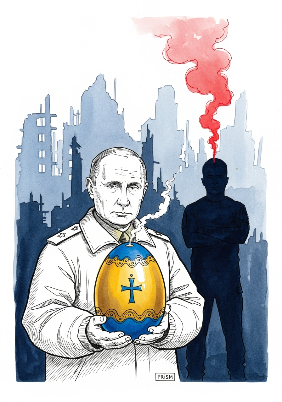 Ukraine : Poutine annonce un cessez-le-feu pour la Pâques orthodoxe, Kiev devrait en faire autant