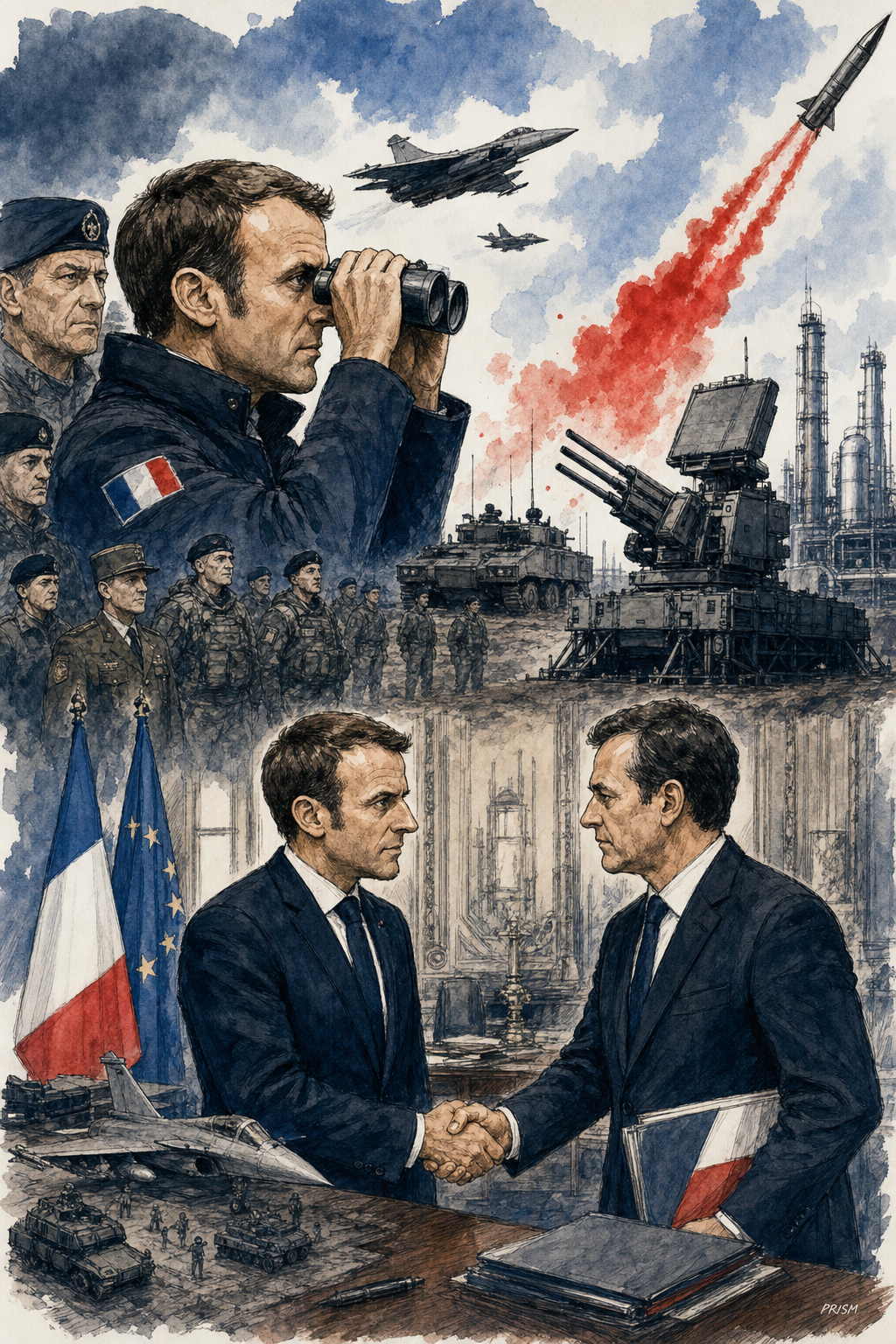 Macron assiste à l'exercice Orion-26 et condamne le missile Orechnik, la France renforce sa posture défensive