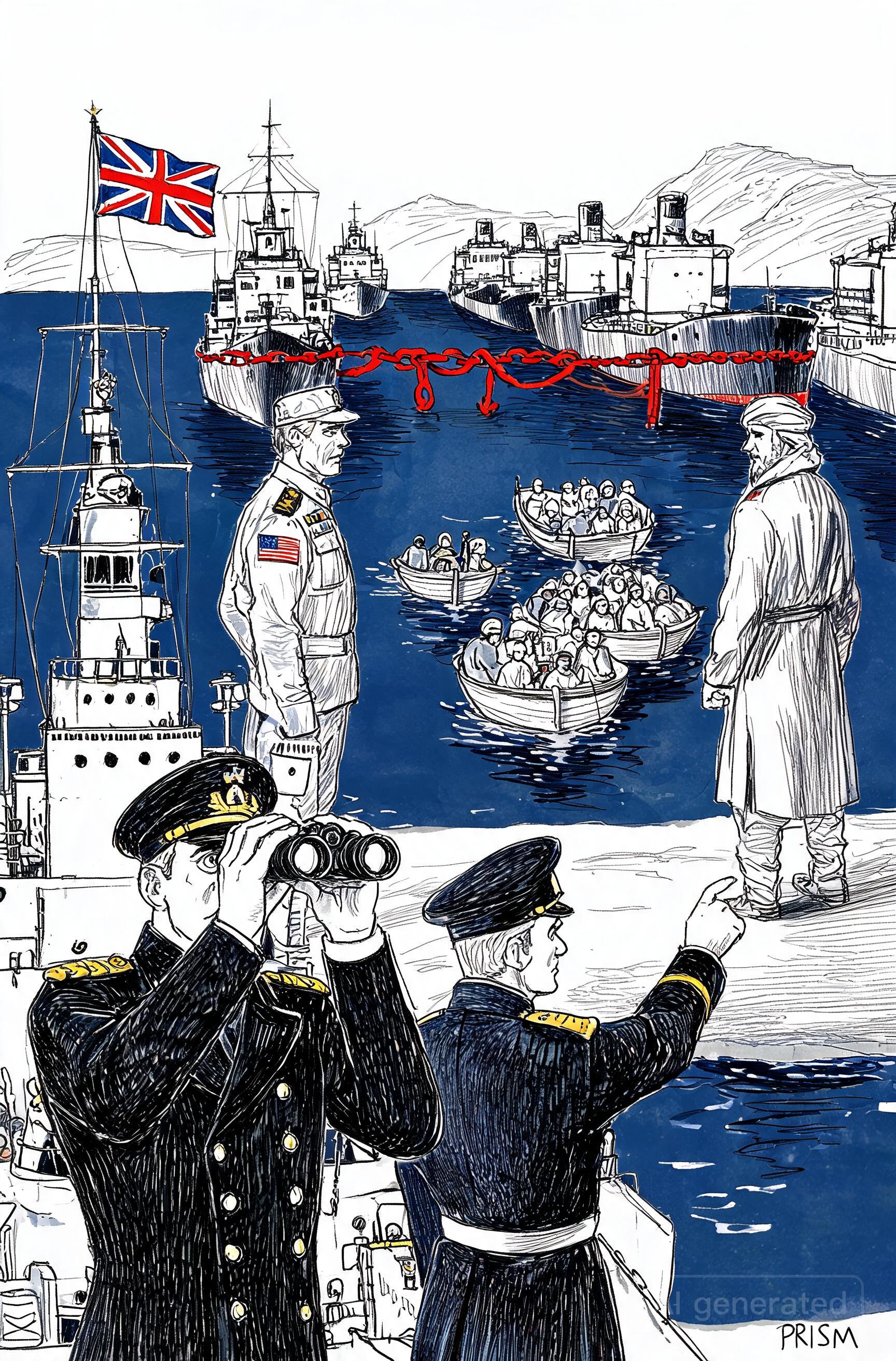 La marine britannique alerte sur une crise humanitaire imminente dans le détroit d’Ormuz bloqué