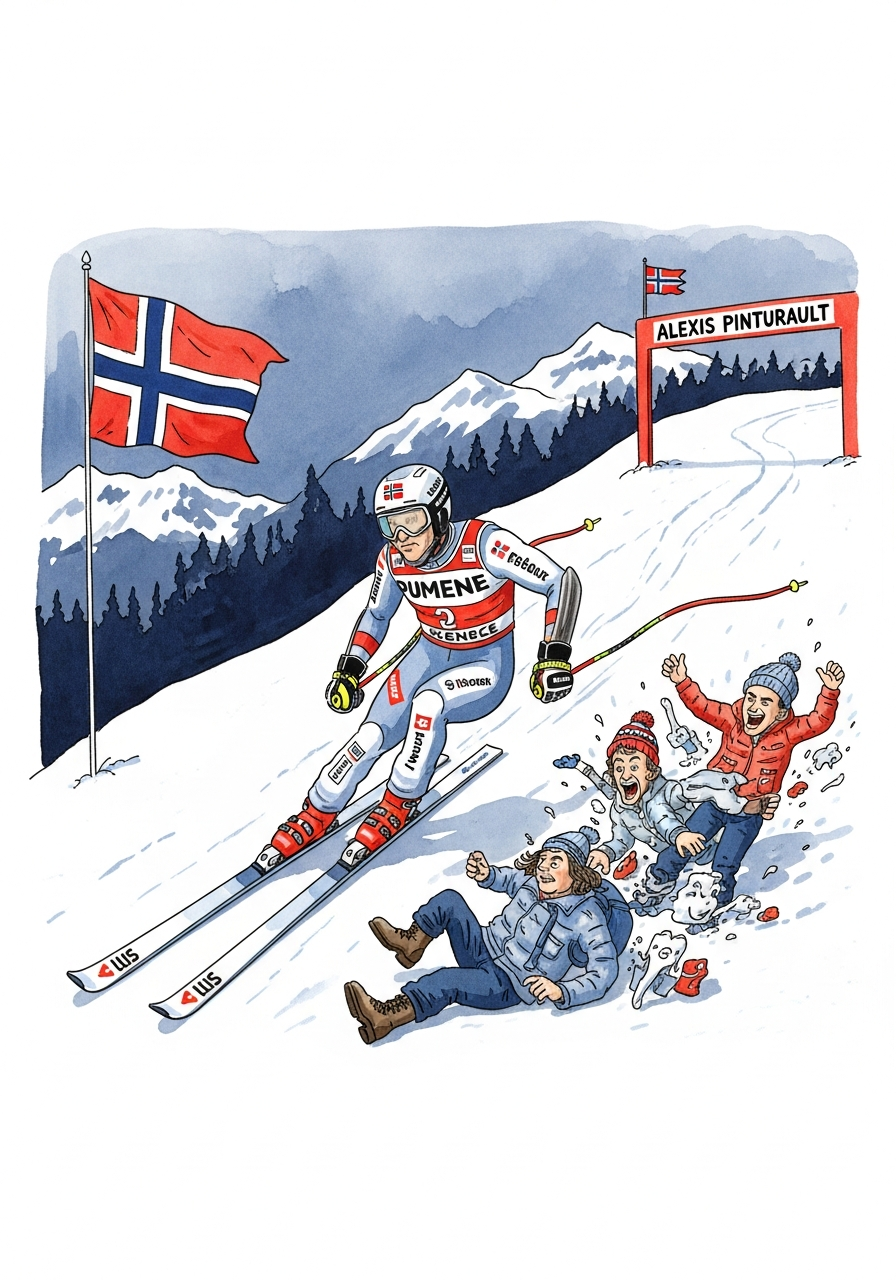 Alexis Pinturault, skieur français le plus titré, prend sa retraite après une ultime course en Norvège