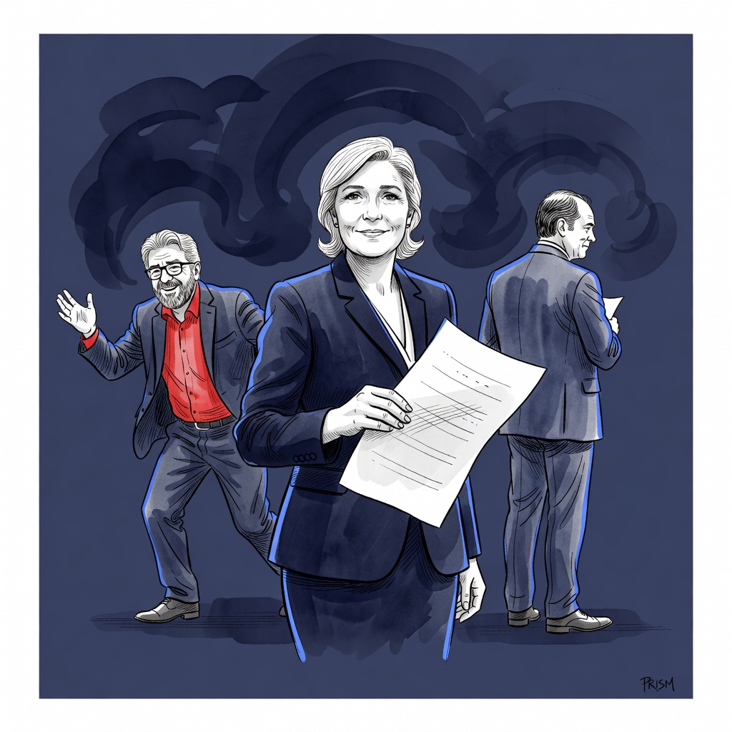 Marine Le Pen gagne le premier tour avec 35% des voix, distançant Mélenchon et Philippe.