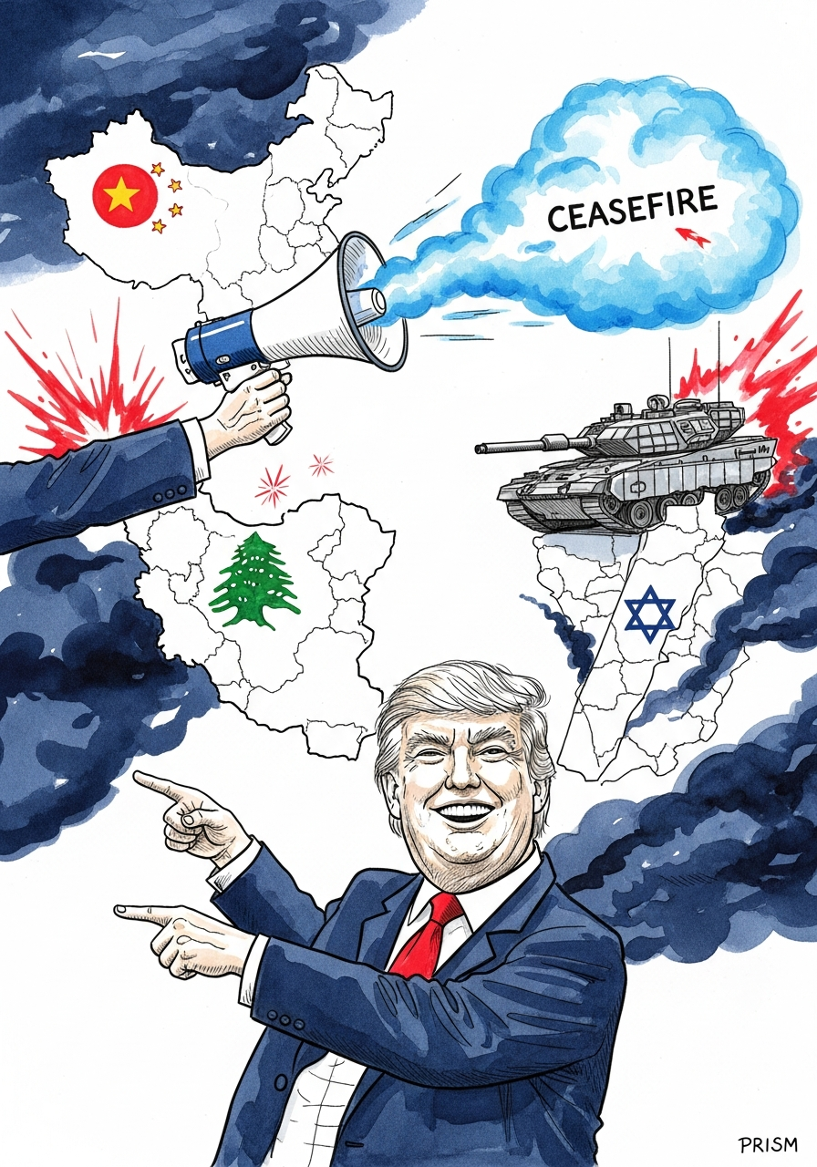 Donald Trump attribue à la Chine le cessez-le-feu iranien alors qu'Israël exclut le Liban