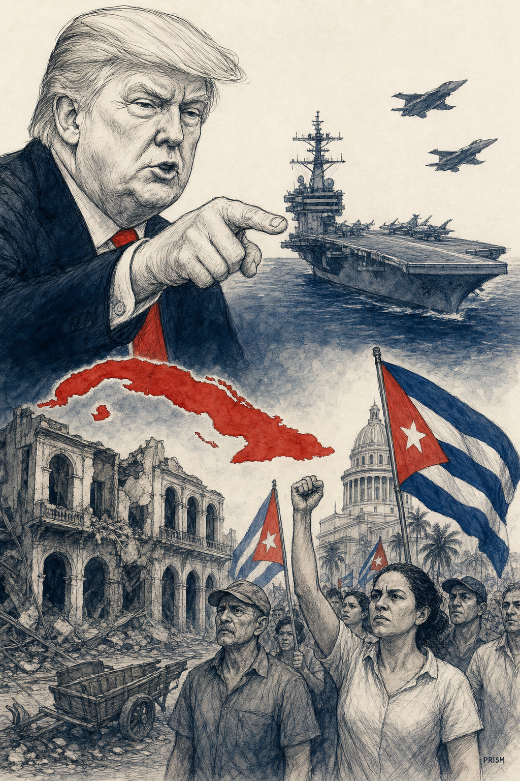 Donald Trump menace Cuba d'intervention militaire alors que La Havane dénonce une escalade sans précédent