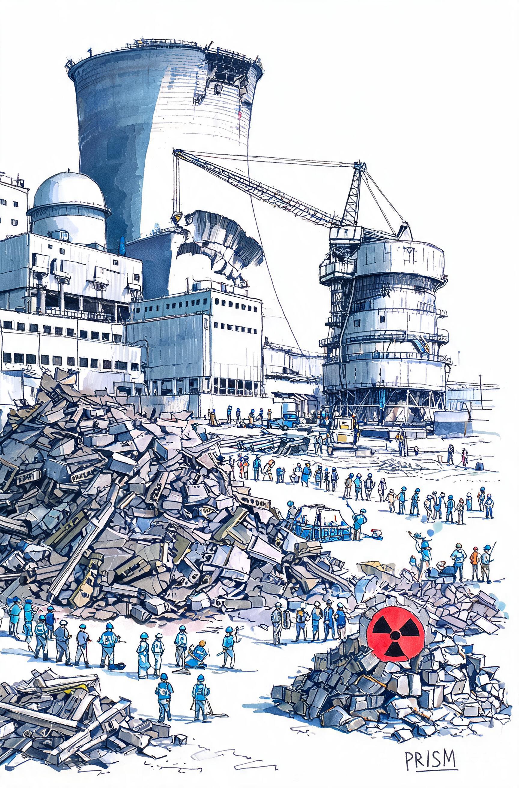 Le gouvernement autorise le démantèlement de Fessenheim ; 95% des 405000 tonnes de matériaux non radioactifs.