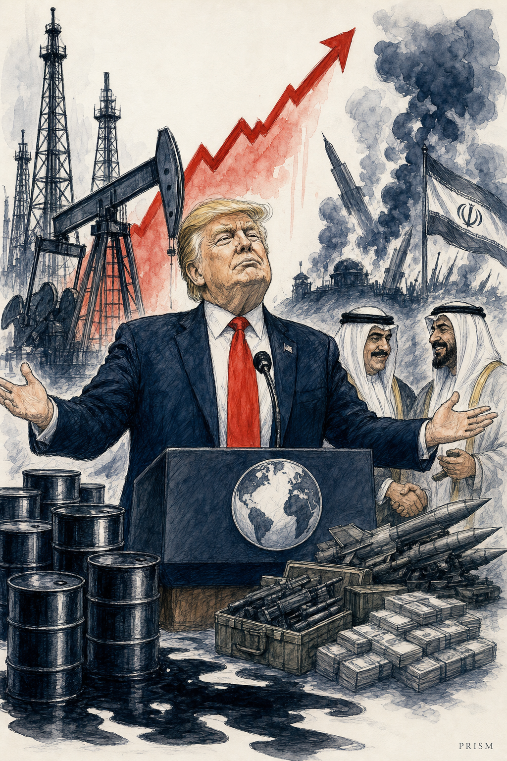 Donald Trump annonce la fin des hostilités contre l'Iran pour stabiliser les prix du pétrole.