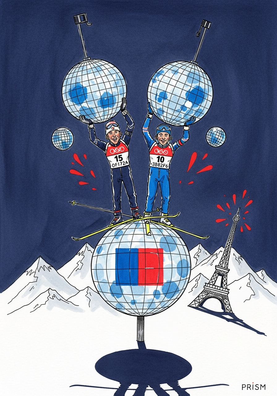 Lou Jeanmonnot et Éric Perrot remportent les Globes de cristal pour un doublé inédit en biathlon.
