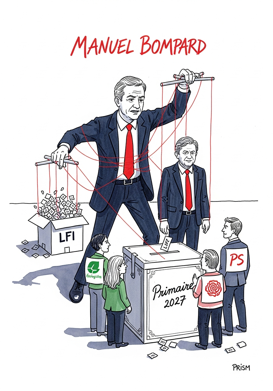 Manuel Bompard appelle à une candidature commune de gauche pour 2027, se heurtant aux primaires