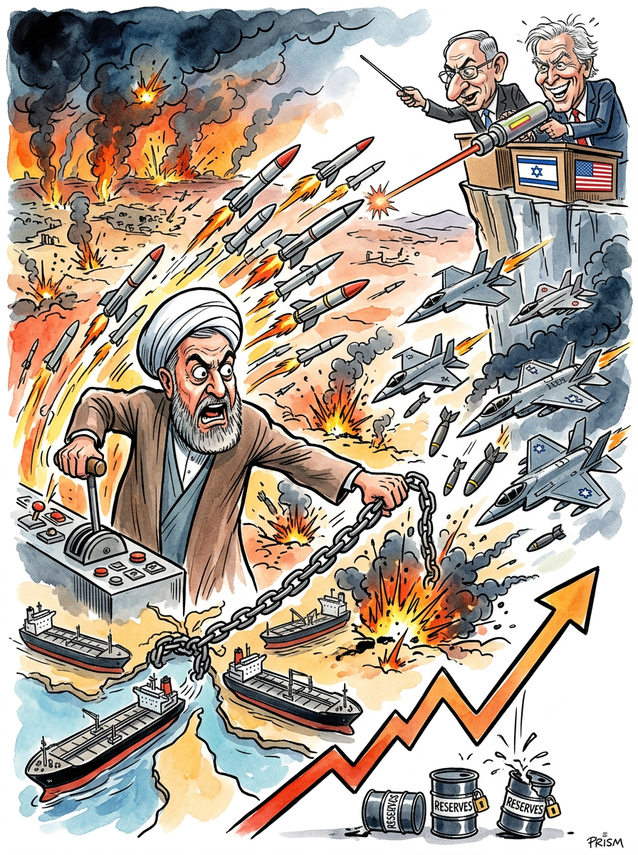 Escalade totale au Moyen-Orient : l'Iran menace le pétrole mondial face aux 5 000 frappes de la coalition
