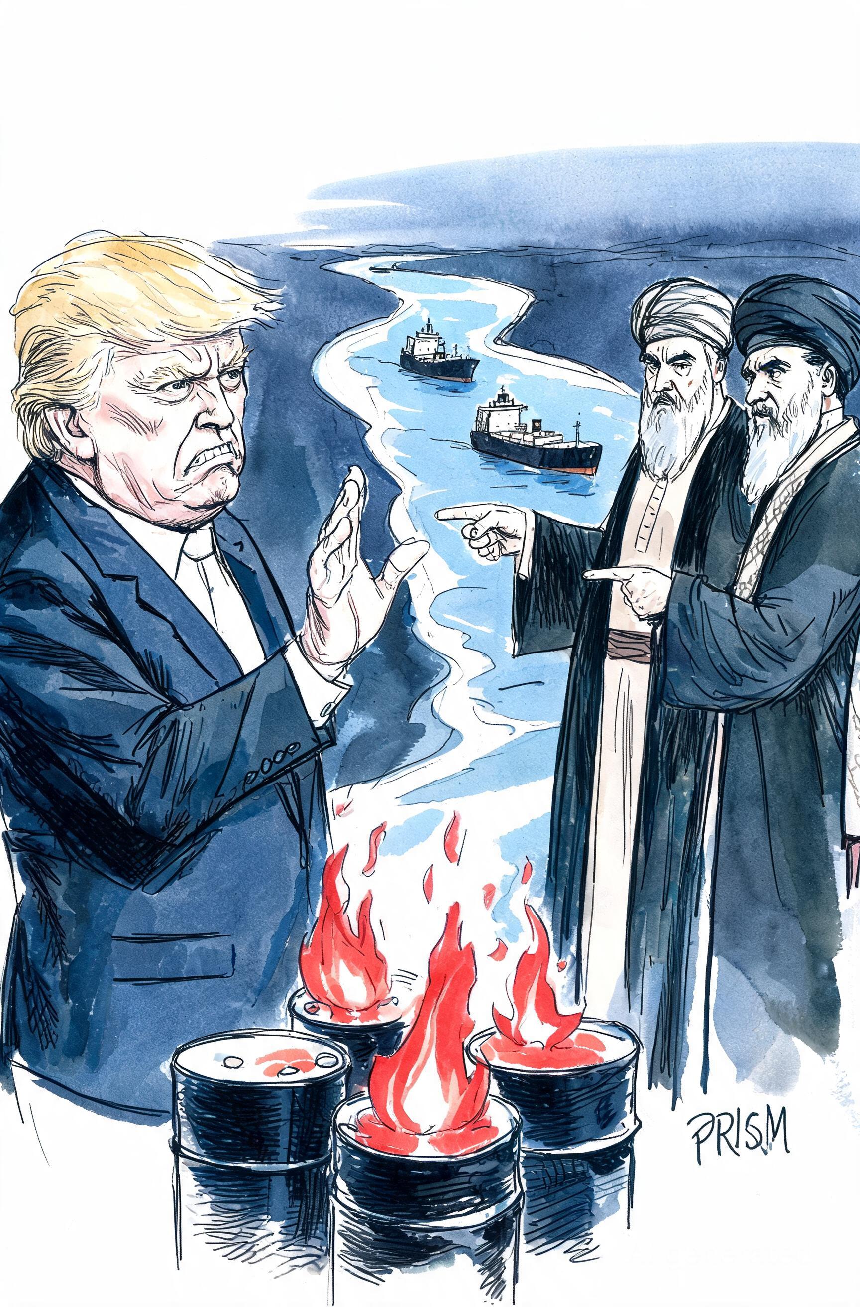 Trump rejette la réponse iranienne, l'Iran exige Ormuz, le pétrole flambe.
