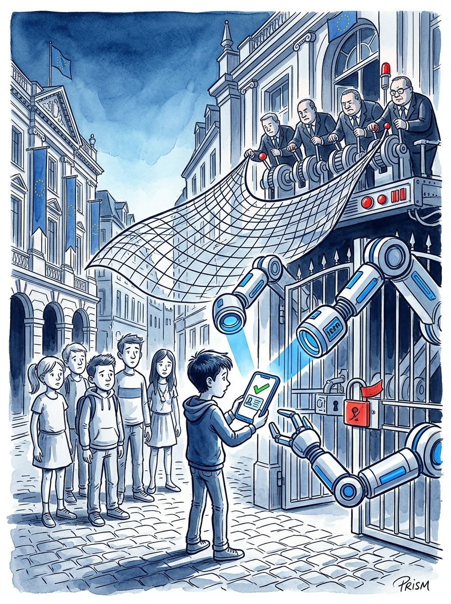 Bruxelles déploie une application de vérification d'âge pour sécuriser les mineurs sans compromettre leur vie privée.