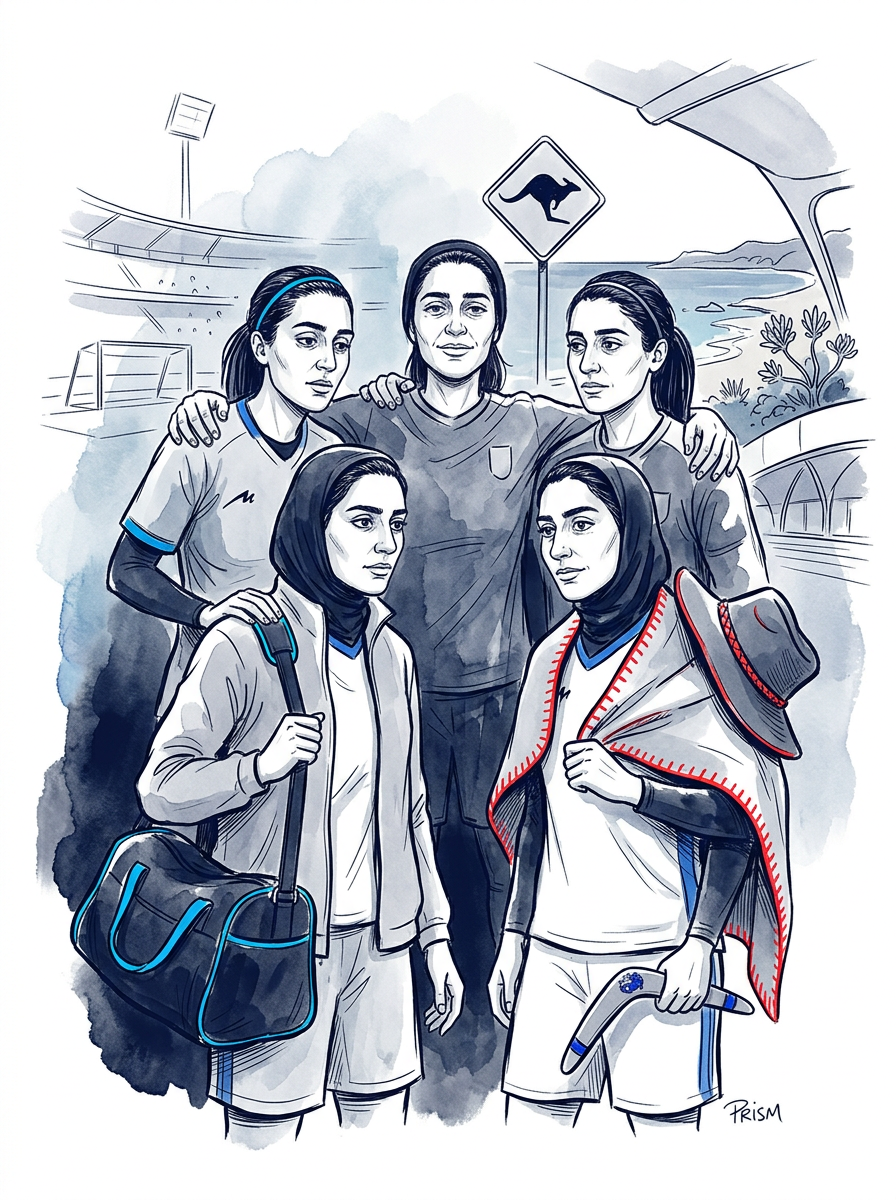 L'asile des footballeuses iraniennes en Australie reste non confirmé par les rapports de transition politique actuels