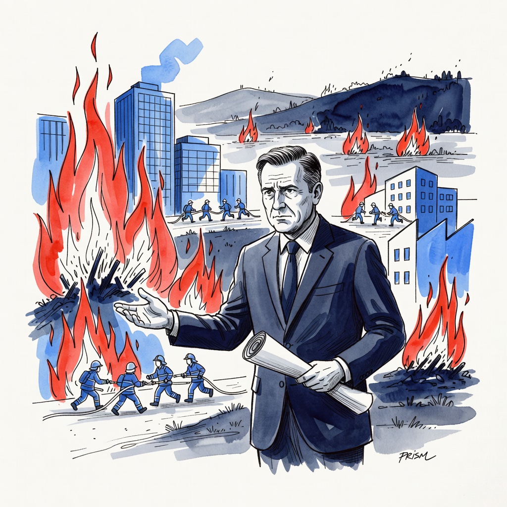 Face aux incendies, Laurent Nuñez demande aux entreprises de libérer leurs pompiers volontaires.