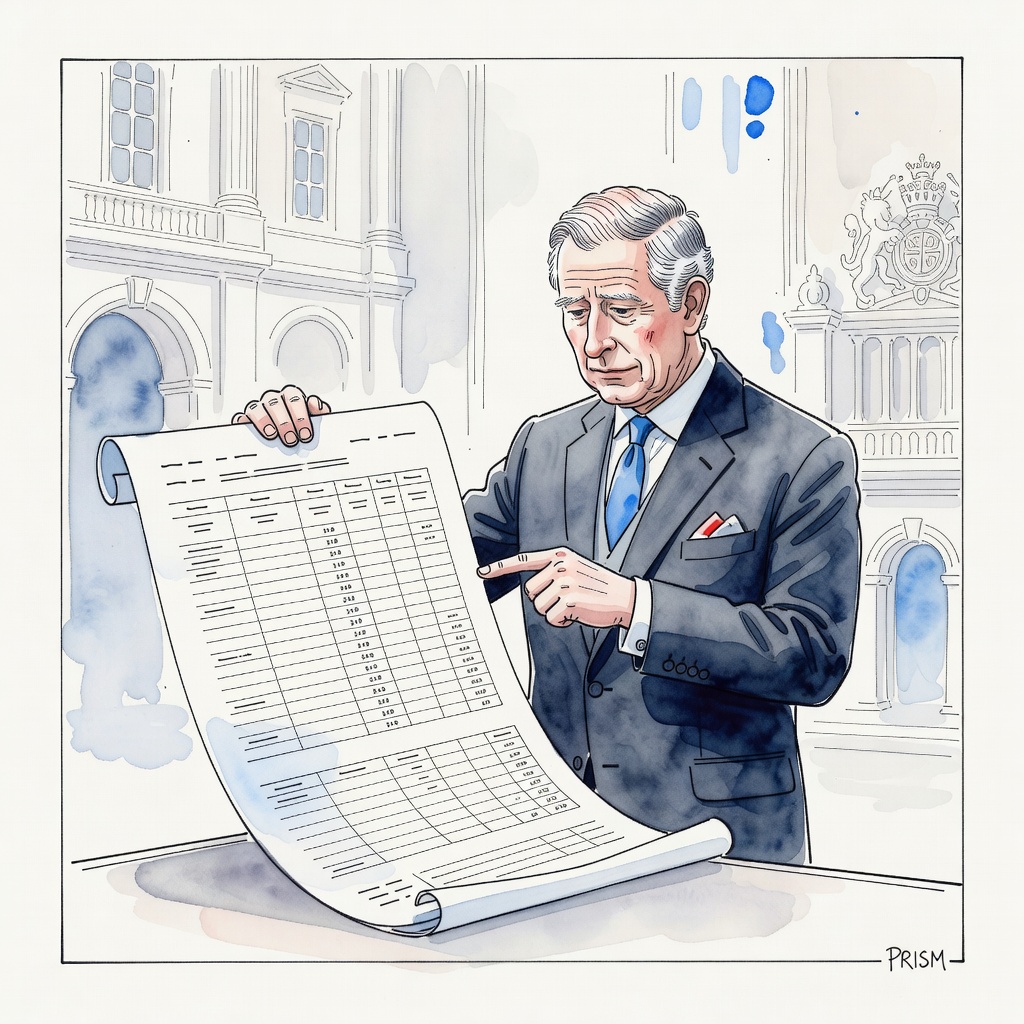 Charles III publie sa fiche d'impôts, marquant une modernisation de la monarchie britannique.