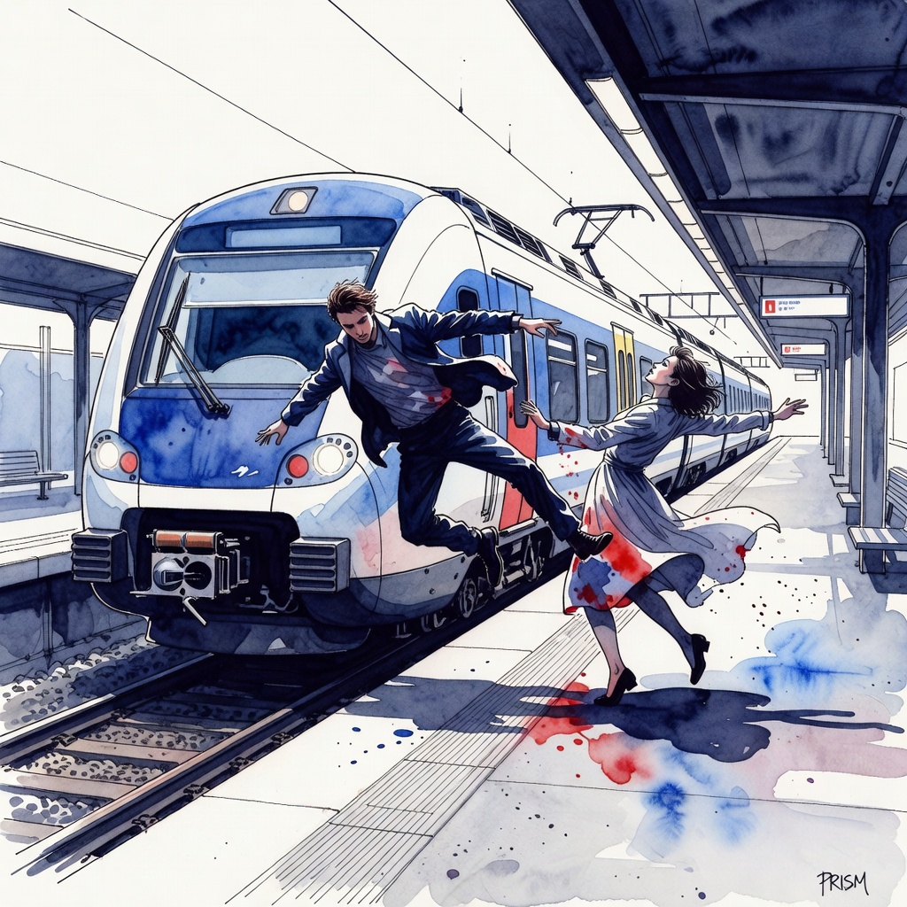 Un homme se jette sur les rails du RER à Val-de-Fontenay et son corps projeté tue une femme sur le quai, les deux décèdent.