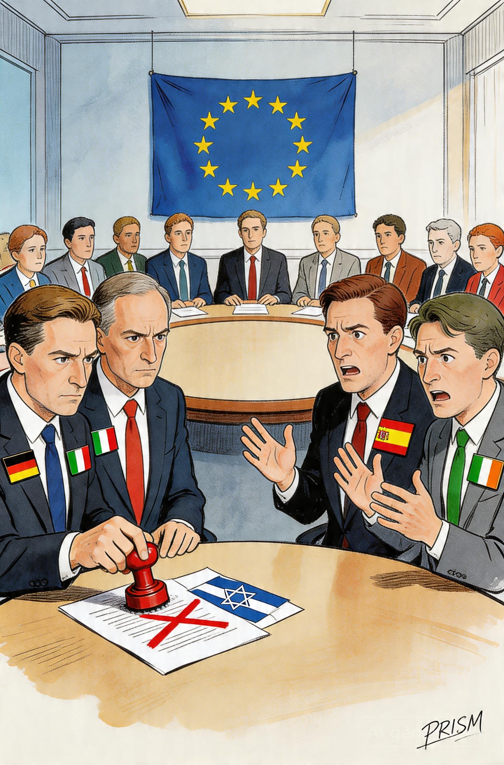 L'Allemagne et l'Italie bloquent la suspension de l'accord commercial UE-Israël, divisant les Vingt-Sept