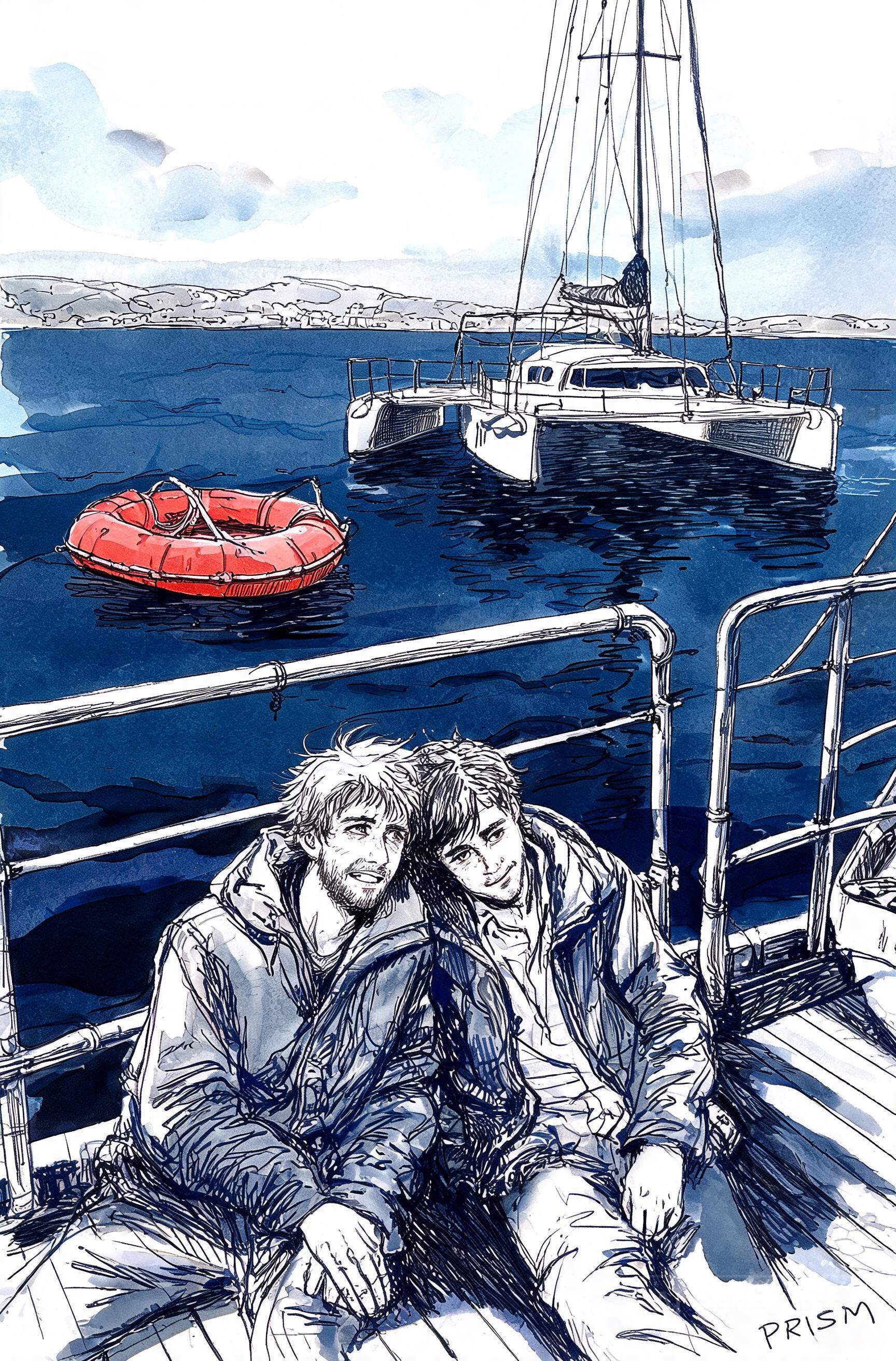 Deux plaisanciers français disparus au large de Tanger retrouvés vivants par un cargo après quatre jours.