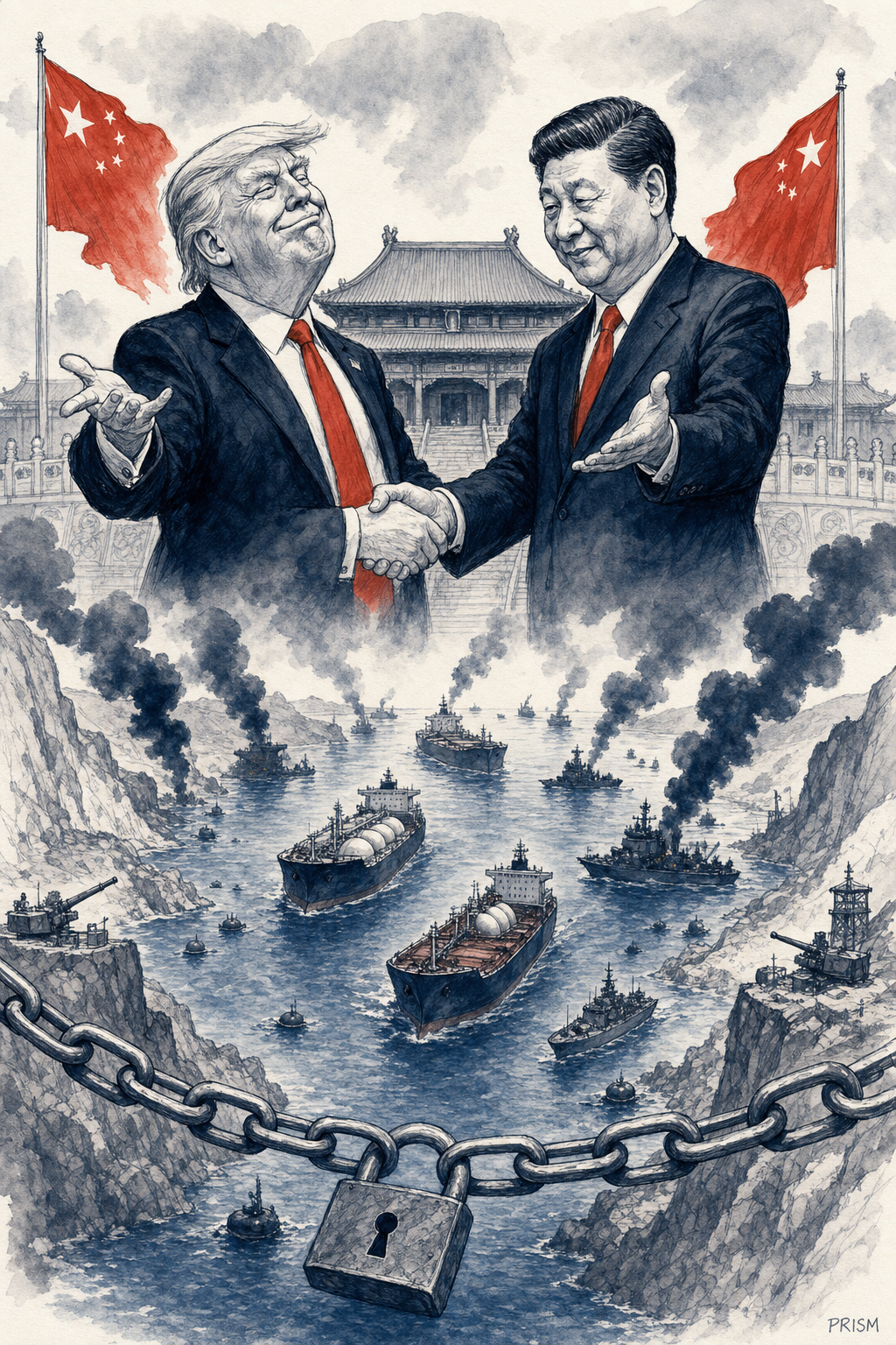 Sommet Trump-Xi à Pékin : promesses de déblocage du détroit d'Ormuz sans avancée concrète