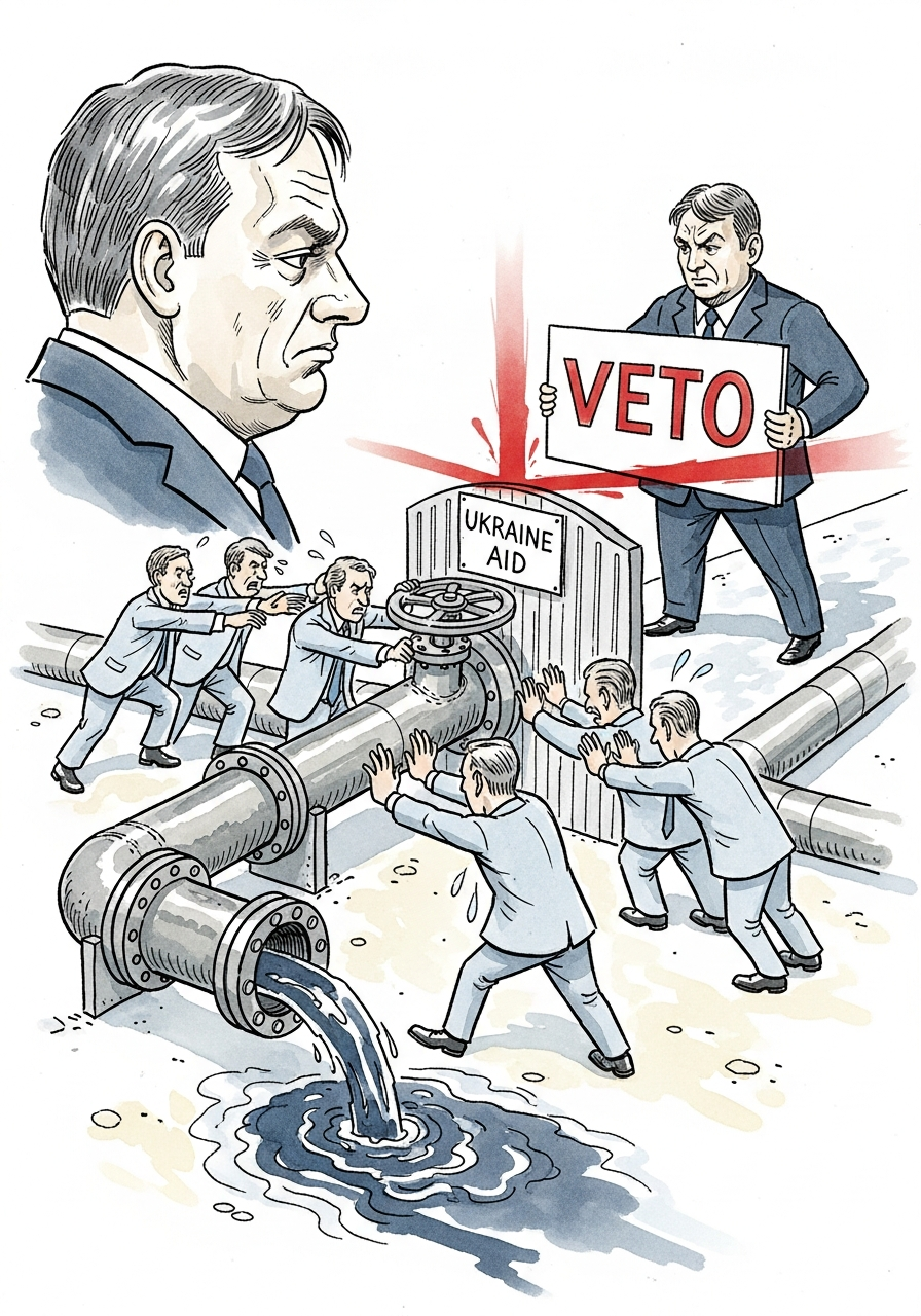Le blocage du prêt à l'Ukraine par Viktor Orban force l'UE à négocier via l'oléoduc Droujba
