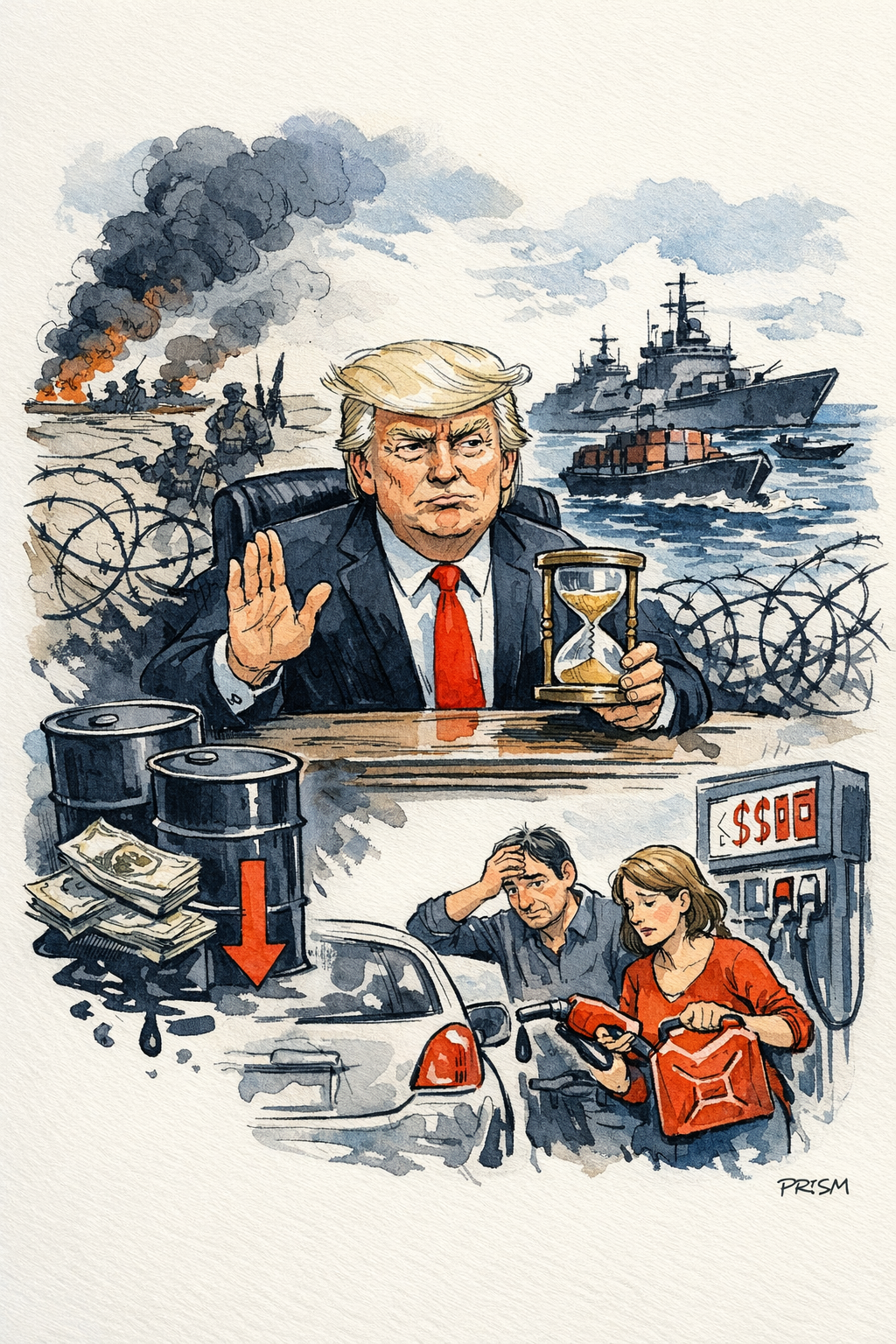 Guerre au Moyen-Orient : Trump prolonge le cessez-le-feu, l'économie mondiale sous tension face au blocus