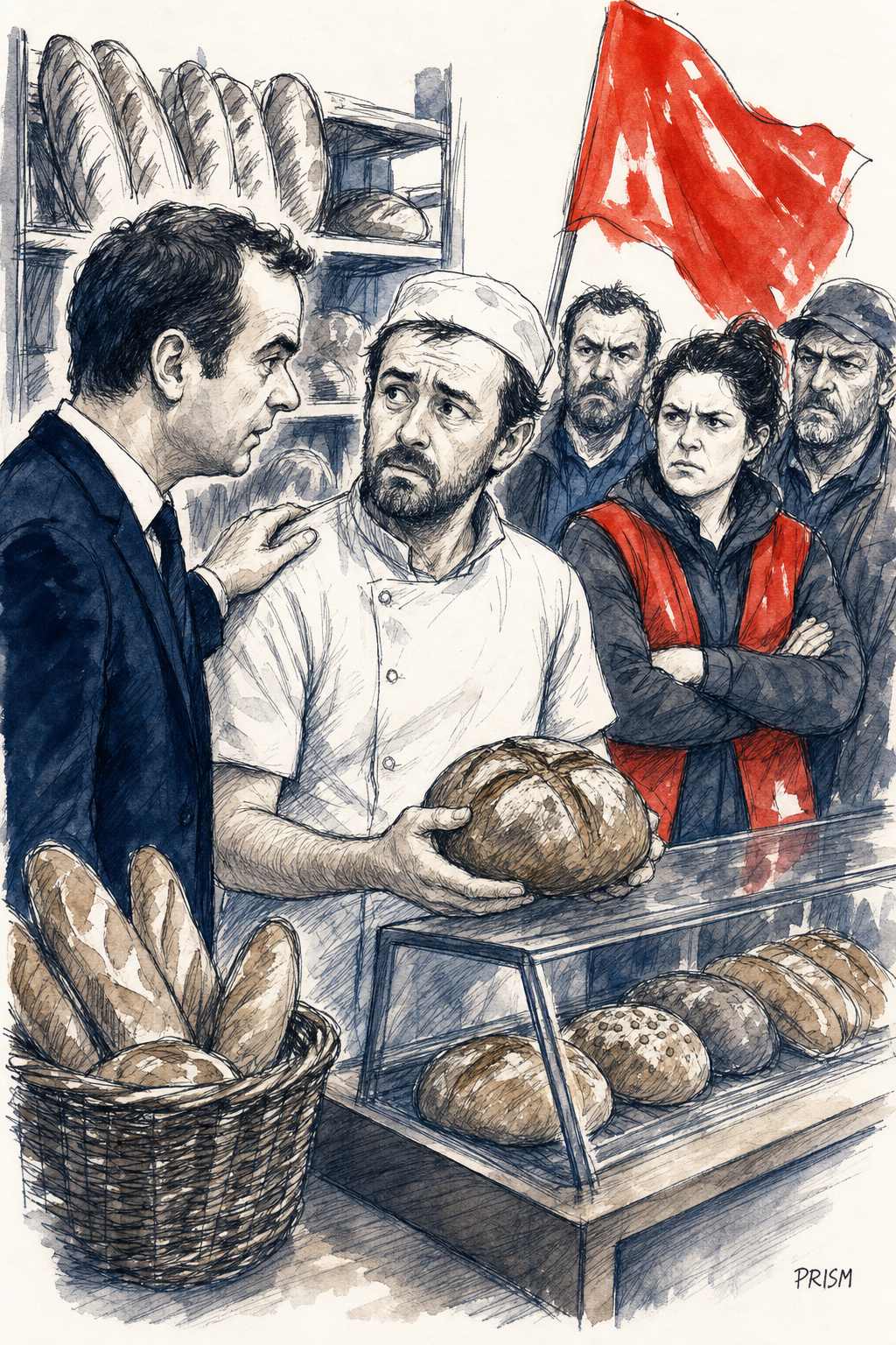Sébastien Lecornu intervient auprès d'un boulanger verbalisé le 1er mai, suscitant des critiques syndicales