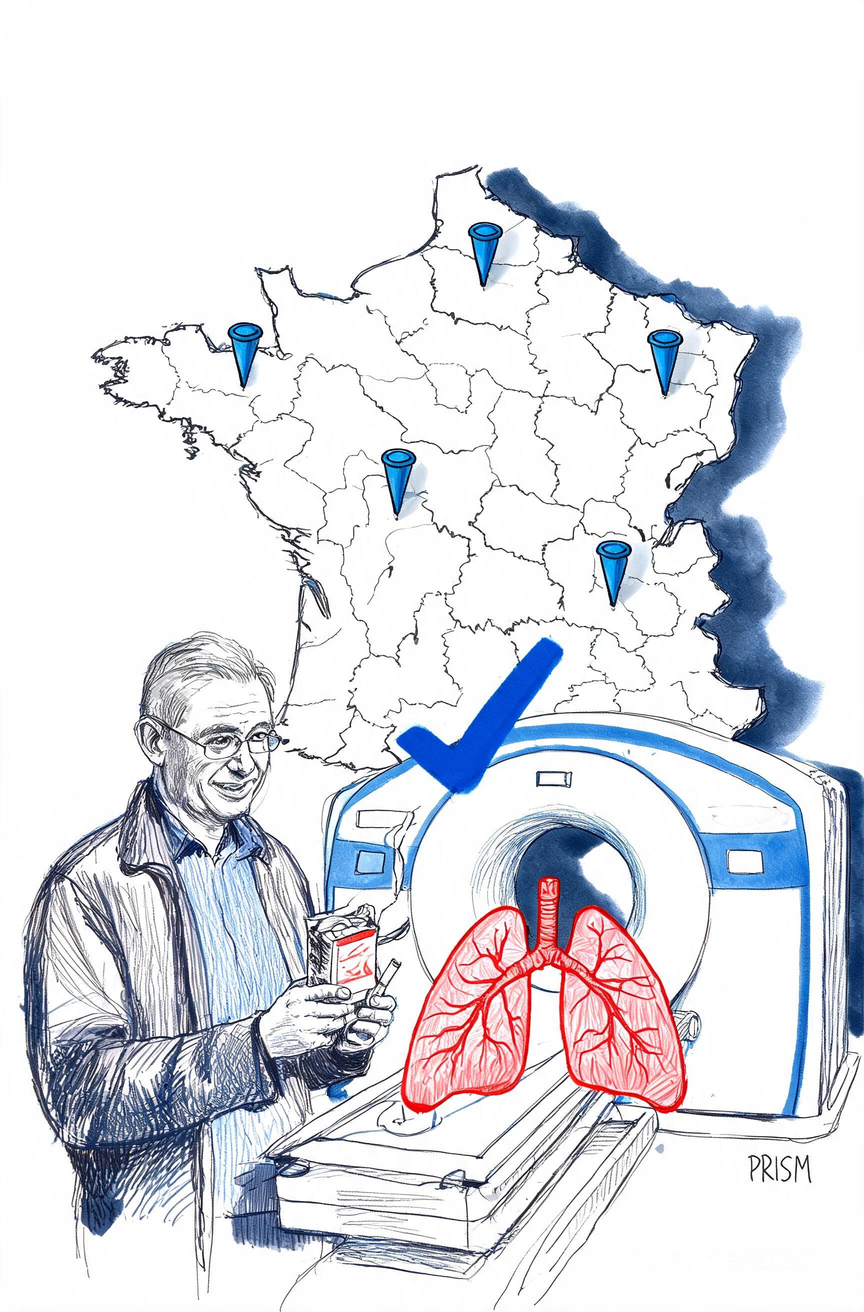Dépistage du cancer du poumon : un programme pilote gratuit lancé dans cinq régions