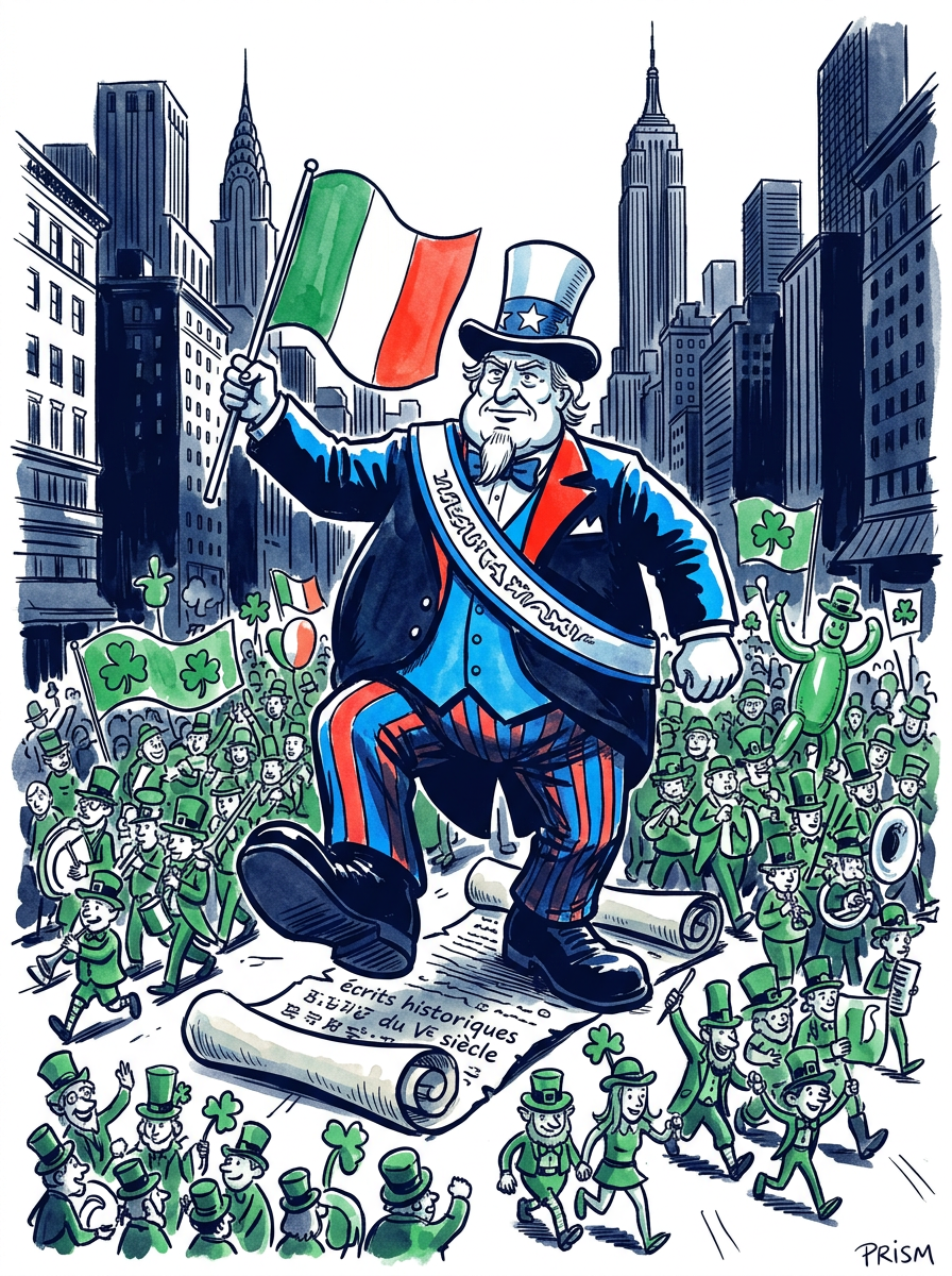 La Saint-Patrick s'impose mondialement ce 17 mars alliant racines historiques du Ve siècle et soft power américain