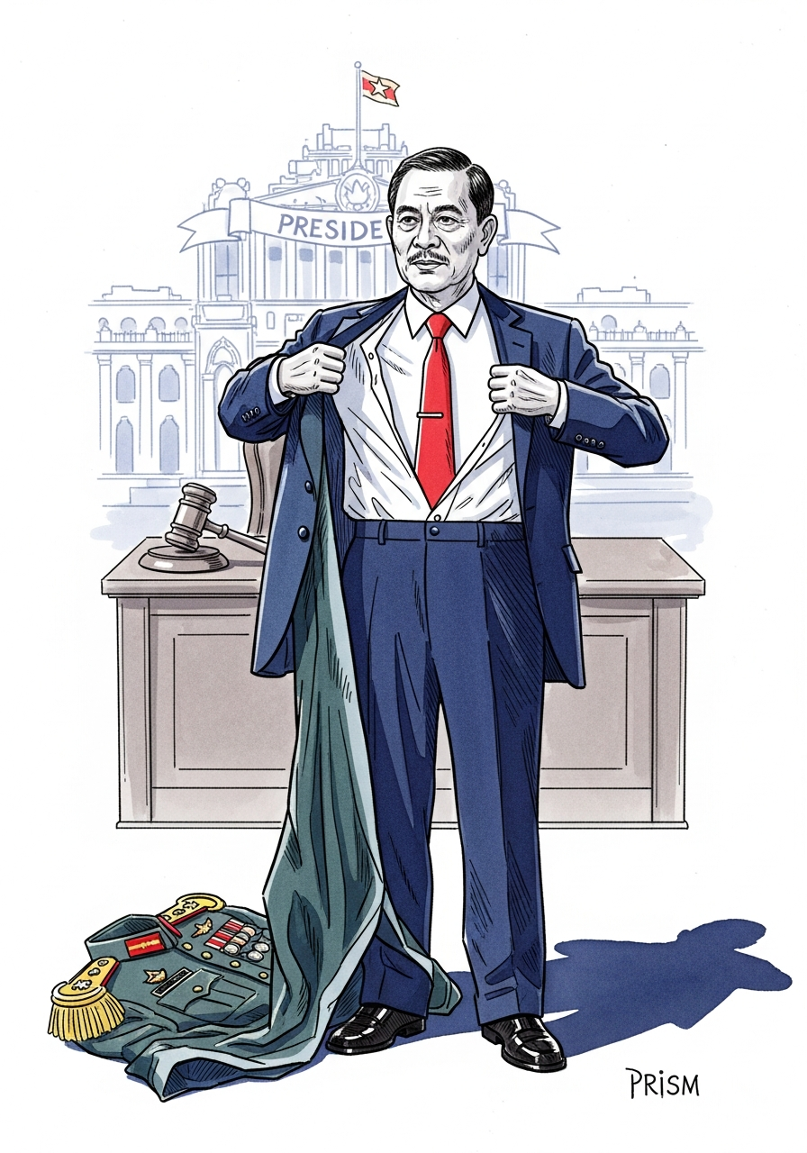 Min Aung Hlaing devient président civil de Birmanie pour légitimer son pouvoir en pleine guerre civile