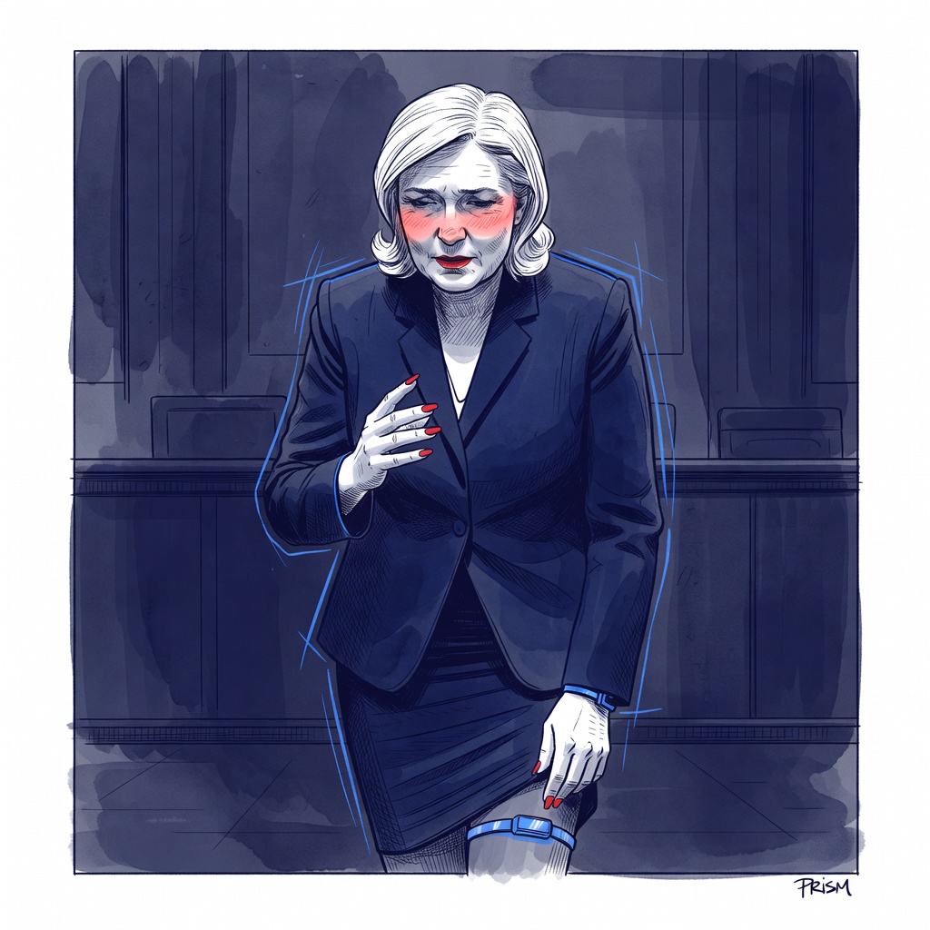 Marine Le Pen condamnée mais éligible : fera-t-elle campagne sous bracelet électronique ?