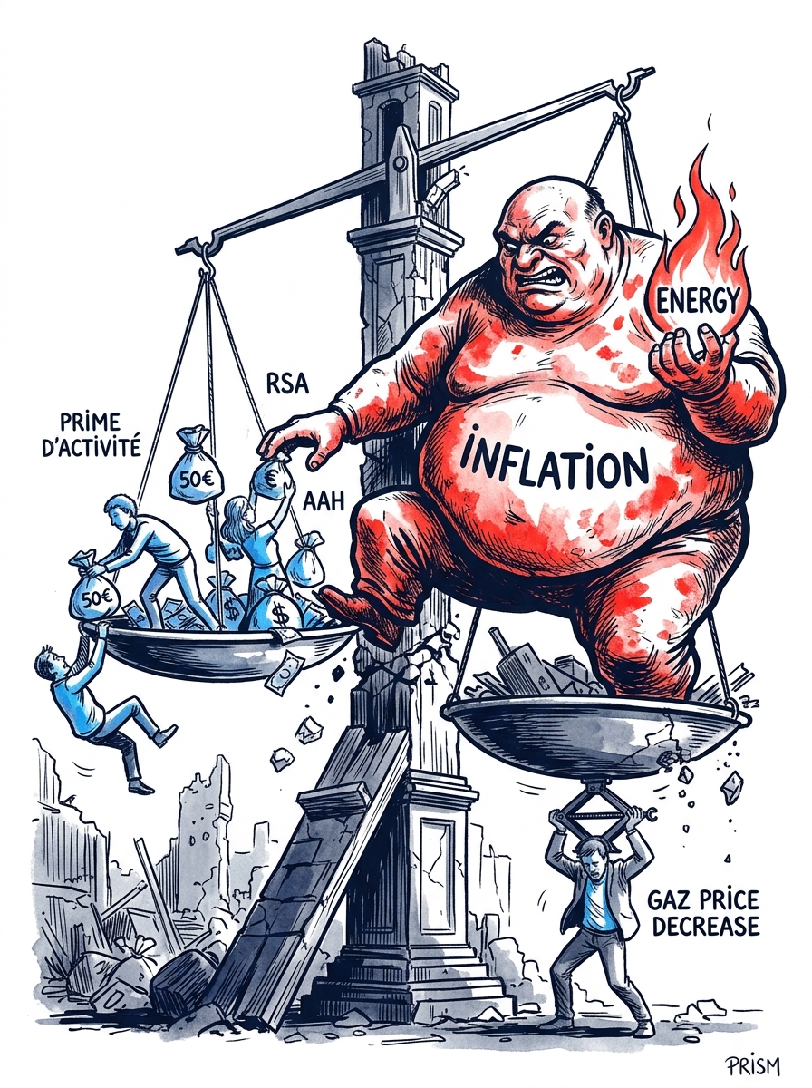 Revalorisation des aides sociales et baisse du gaz : un soutien financier ciblé face à l'inflation persistante