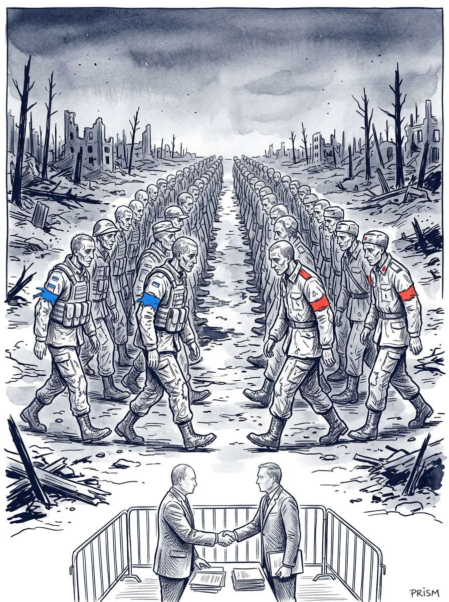 Kiev et Moscou préparent un échange massif de 500 prisonniers de guerre d'ici vendredi prochain