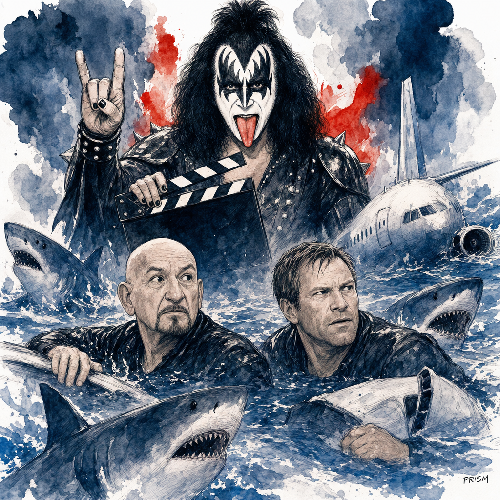 Gene Simmons (Kiss) produit 'Deep Water' : un film catastrophe avec requins et stars hollywoodiennes