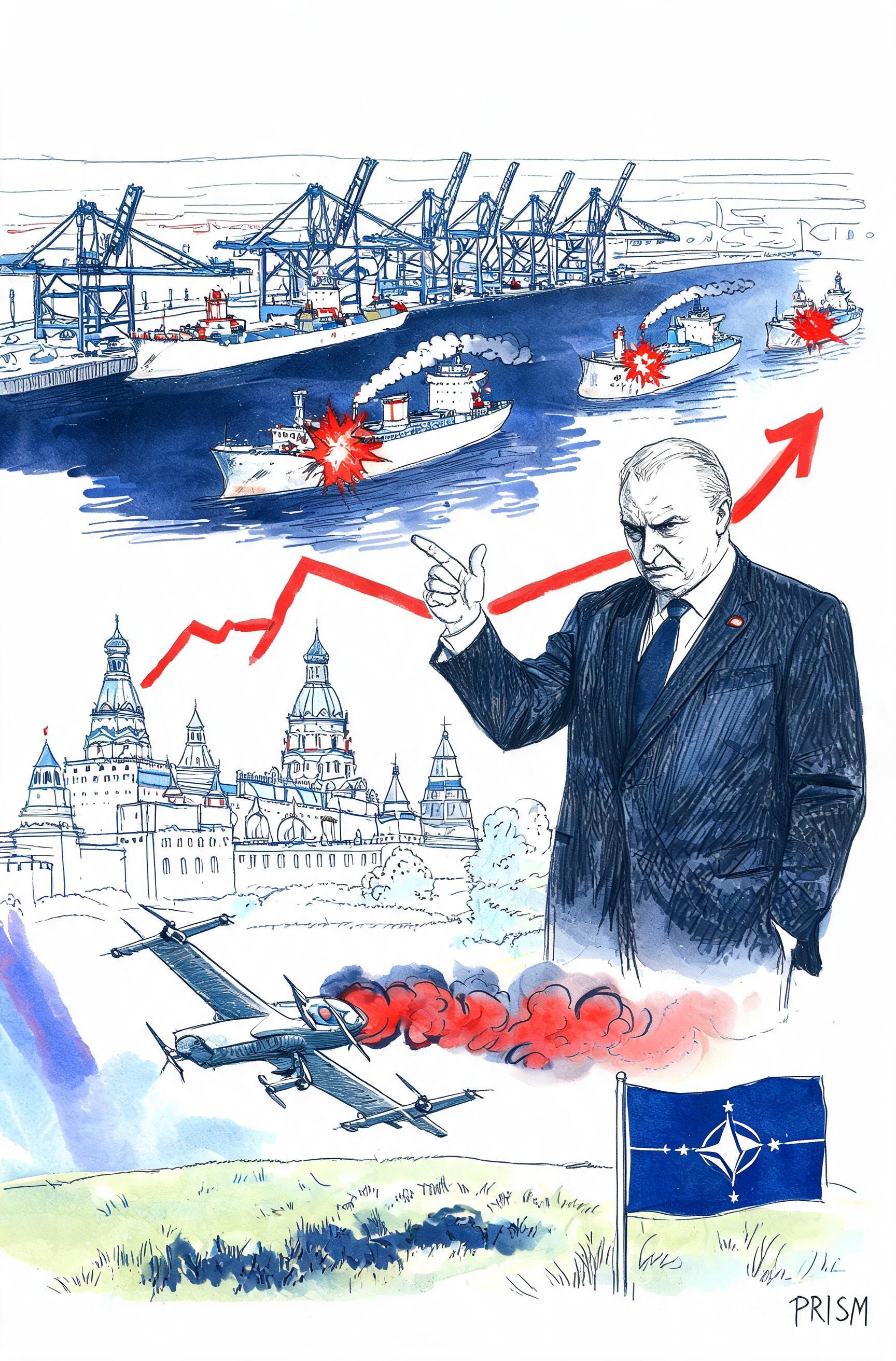 L'Ukraine frappe le port pétrolier russe de Primorsk, Moscou menace d'une flambée des prix du baril
